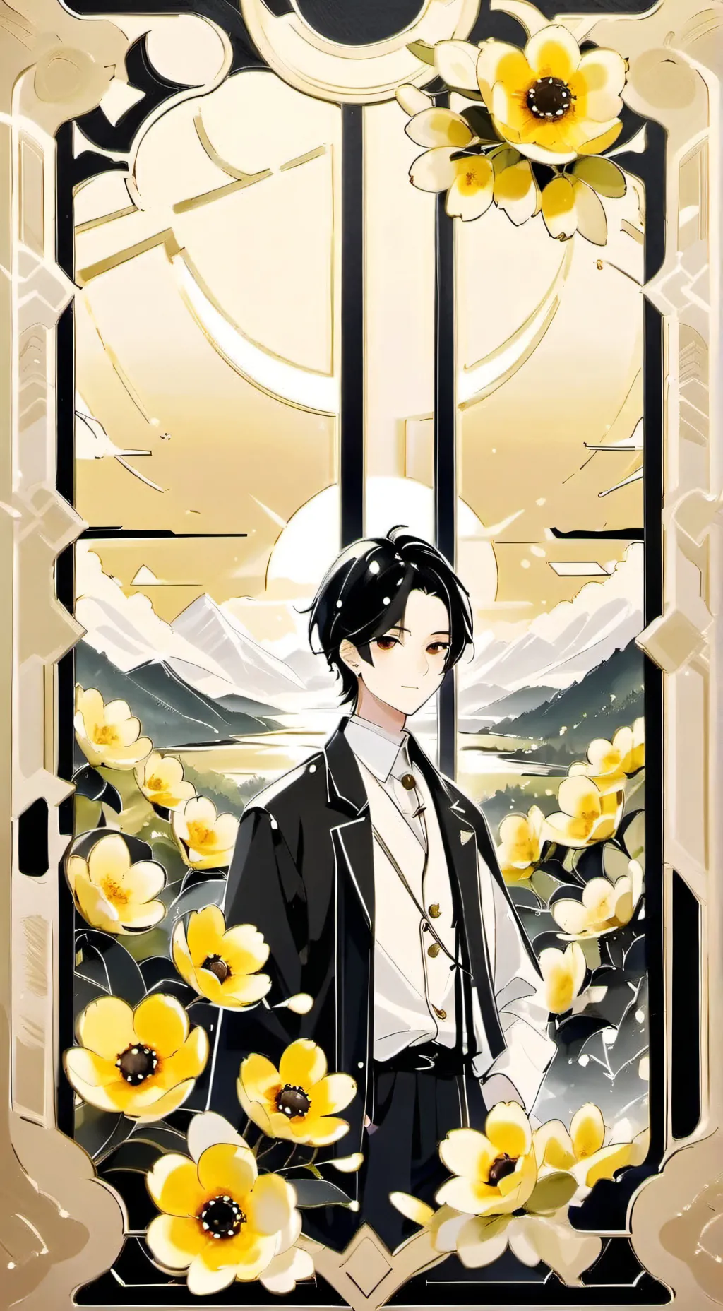 ai character: Lucas  background