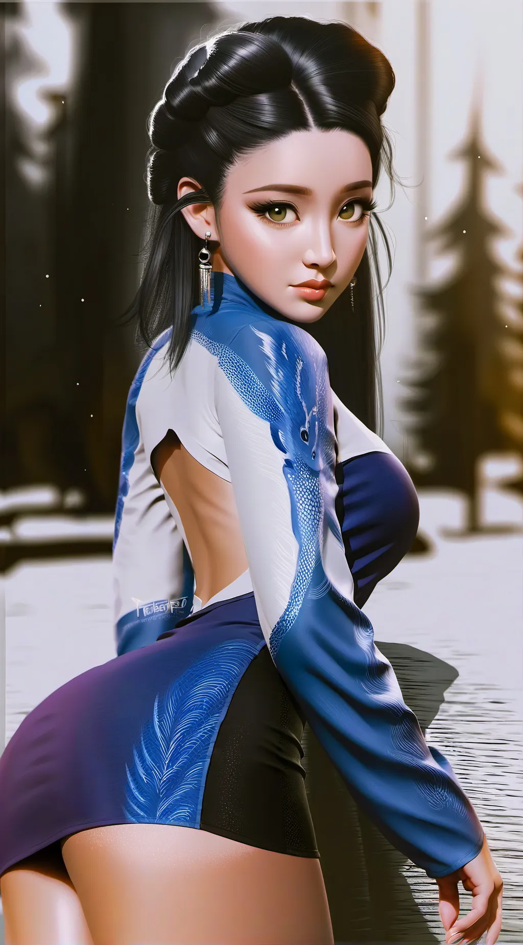 ai character: Athena  background