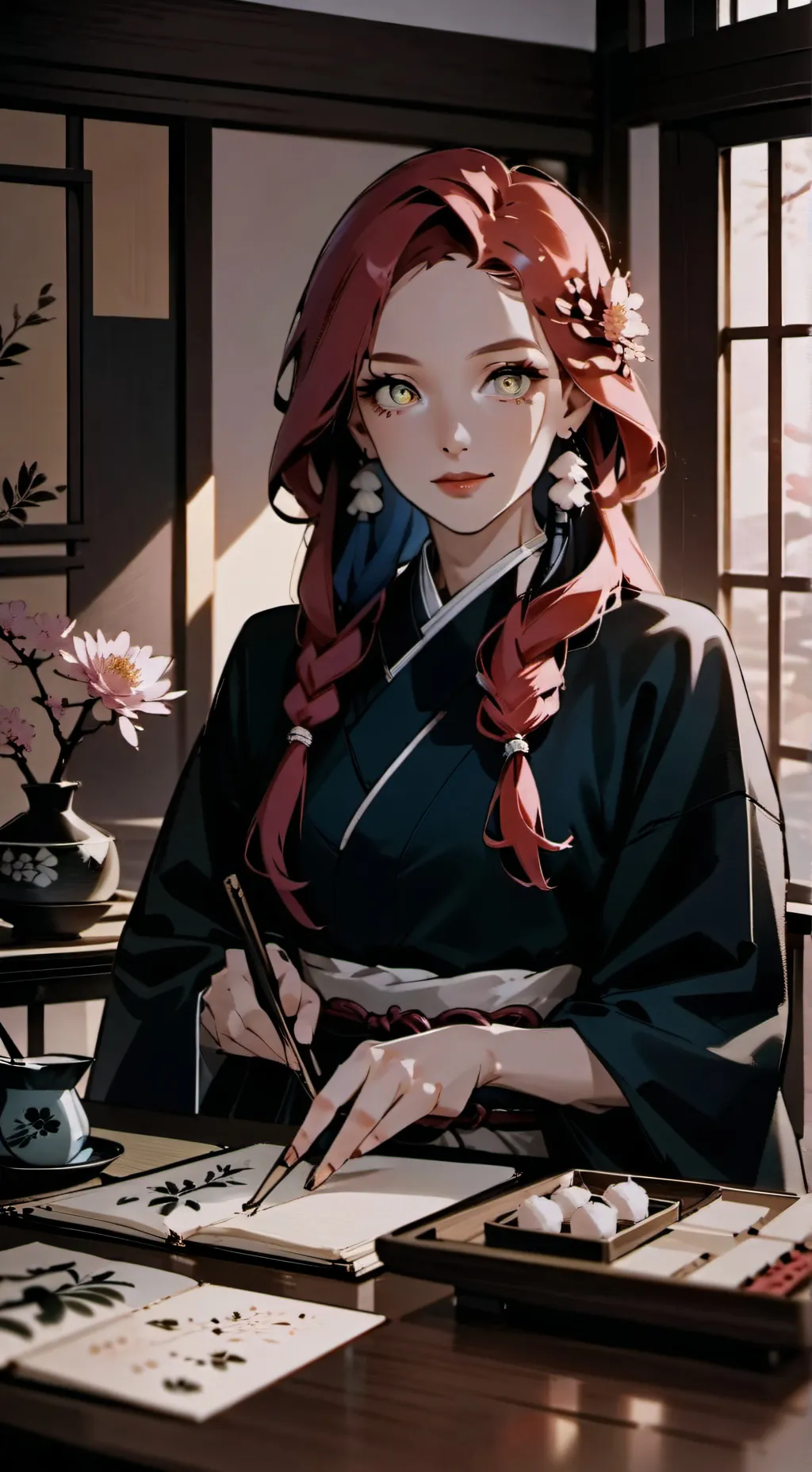 ai character: Himari background