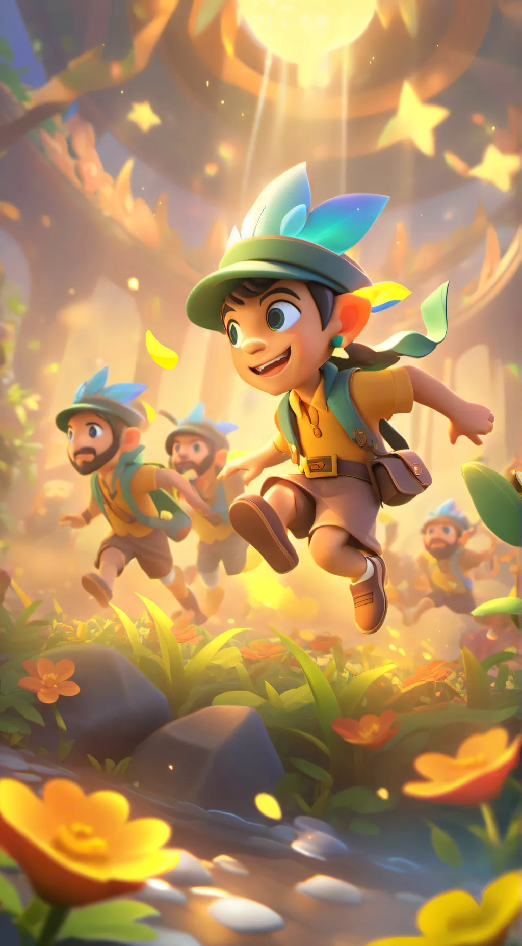 ai character: Lucifer X alastor background