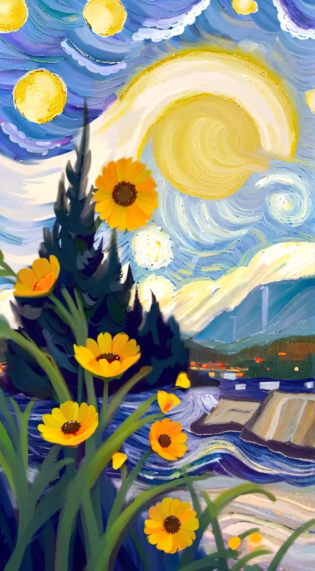 ai character: EH but loves you background