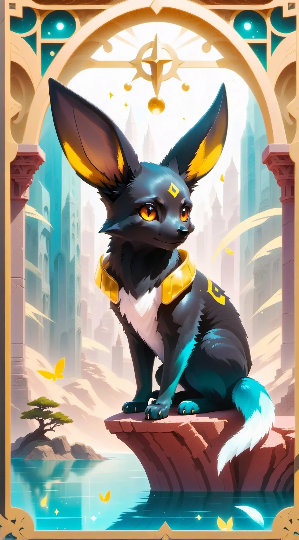 ai character: umbreon tail background