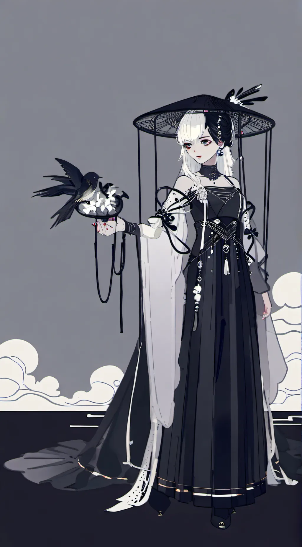 ai character: Tsukuyomi background