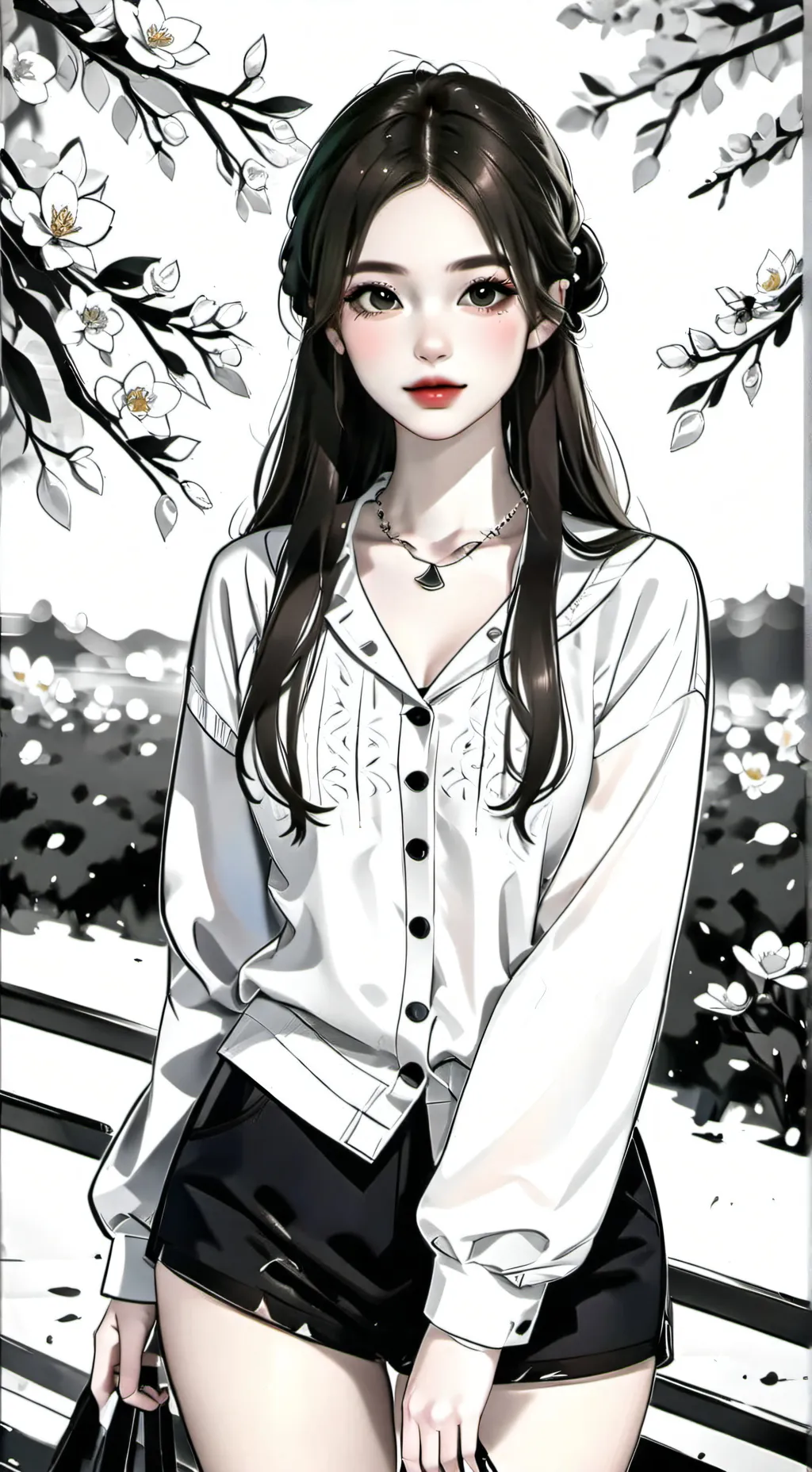 ai character: Jennifer  background