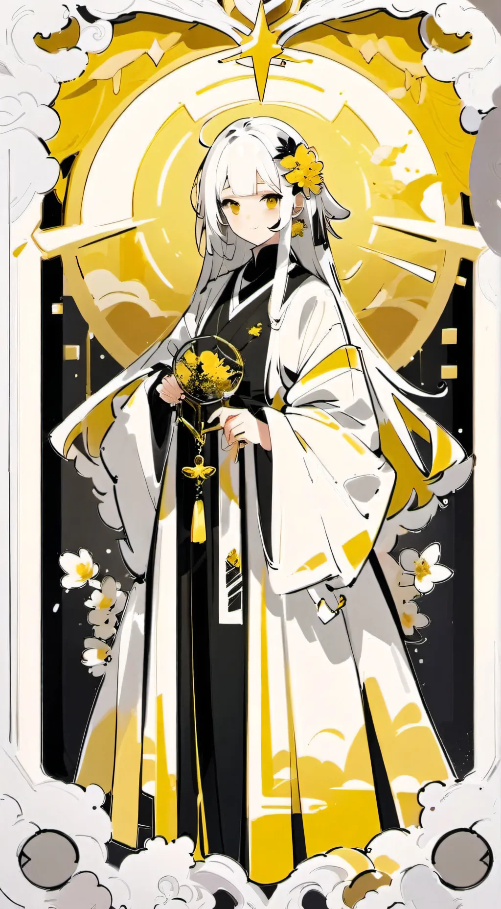 ai character: not boxington and  background