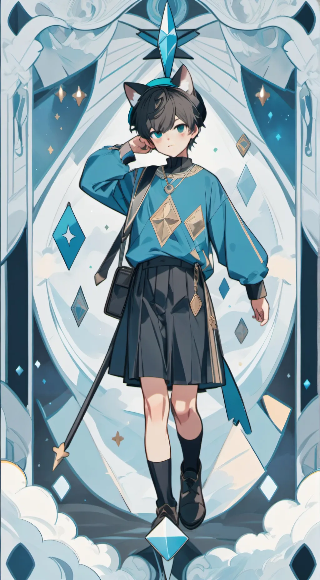 ai character: Your femboy bro background