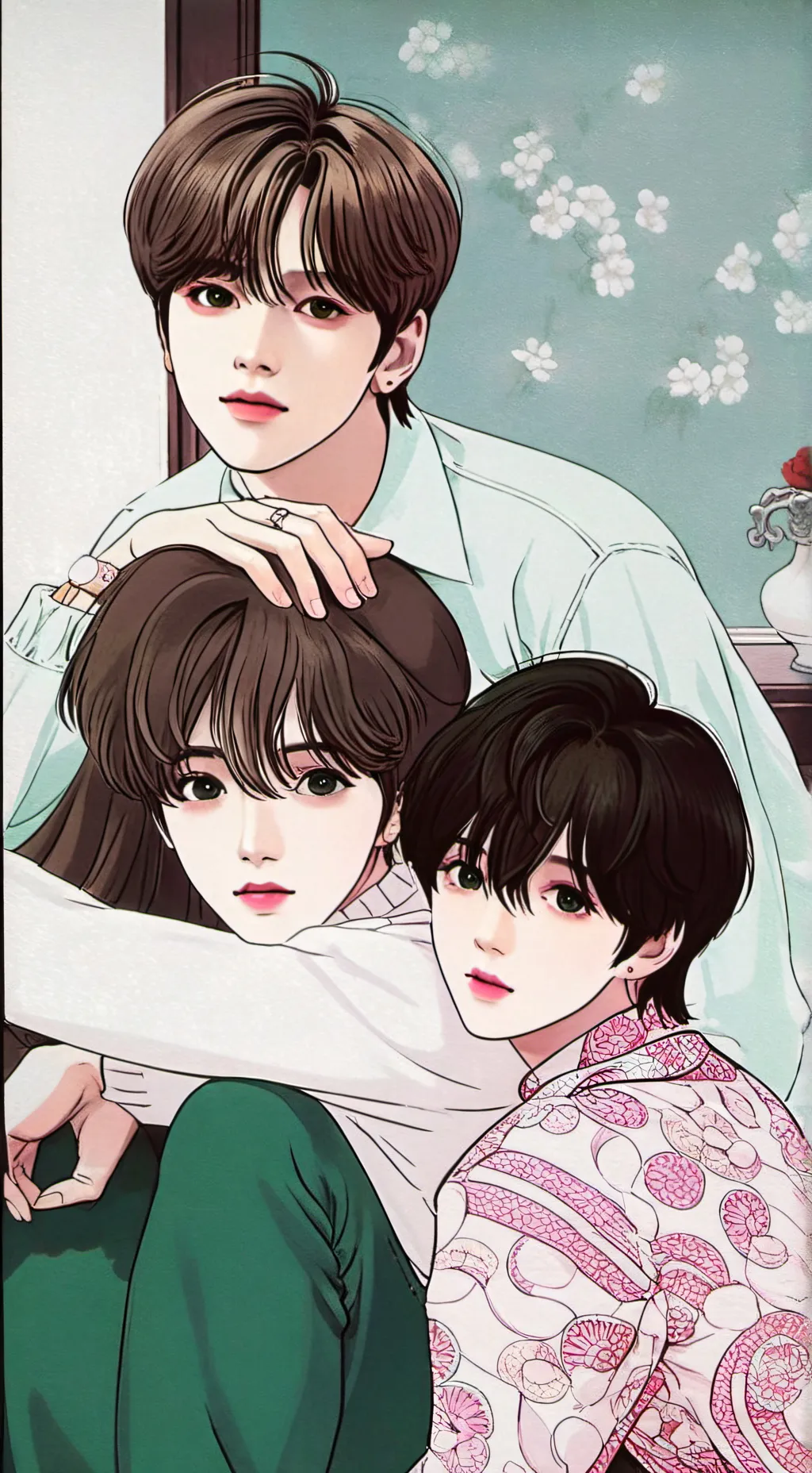 ai character: братья background