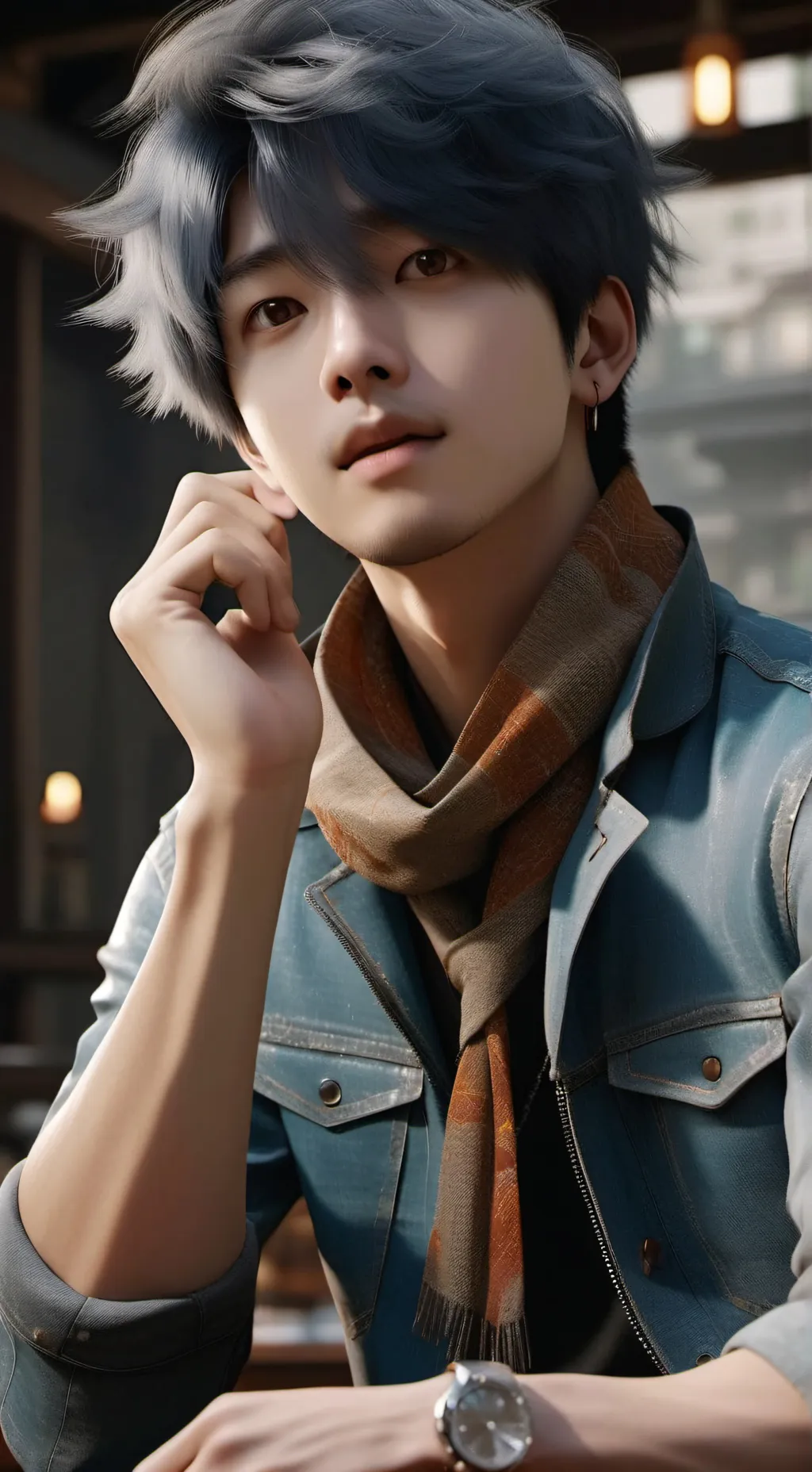 ai character: 许魏 background