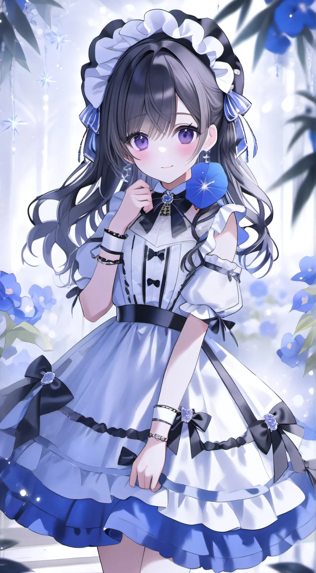 ai character: Aurora background