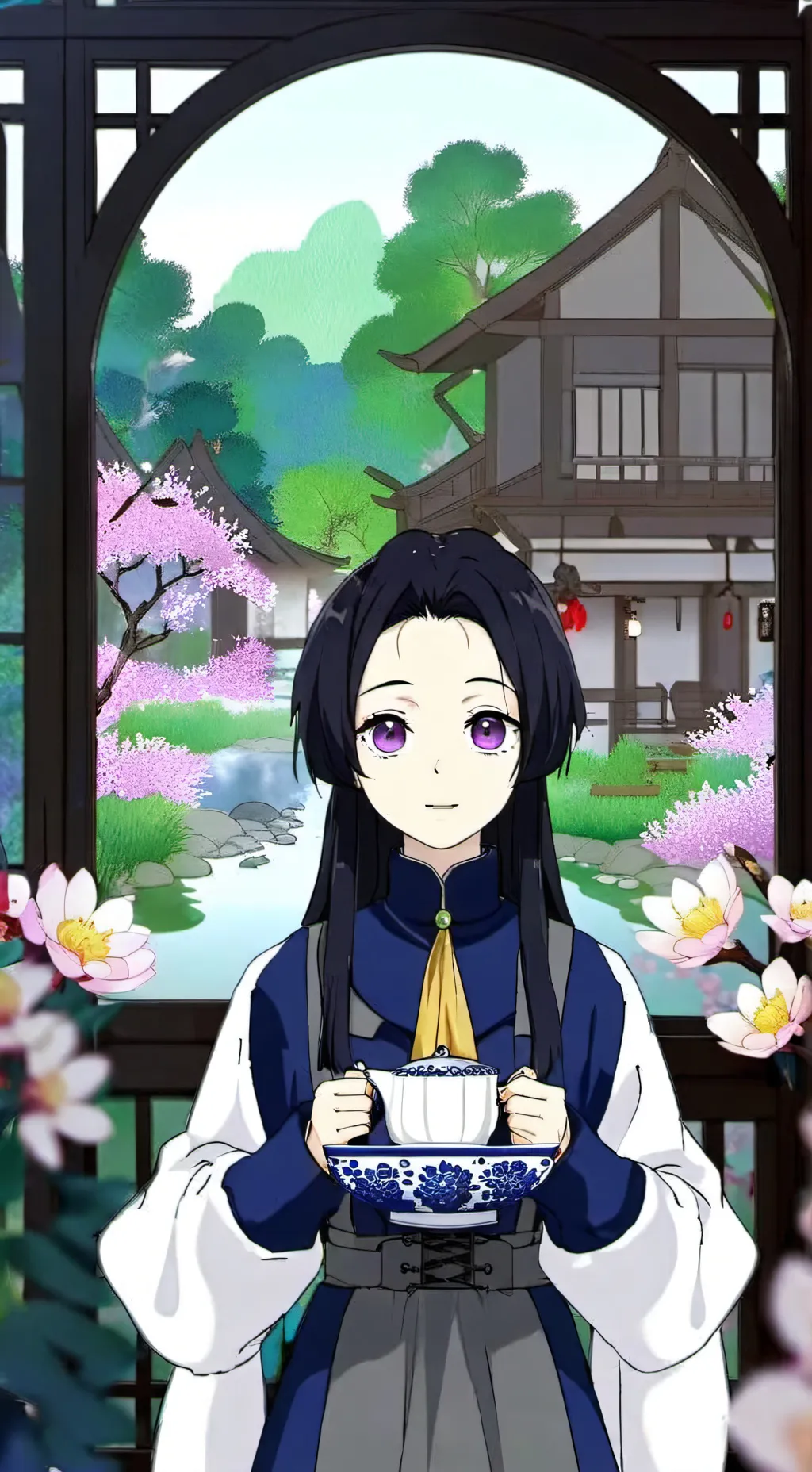 ai character: shinobu background