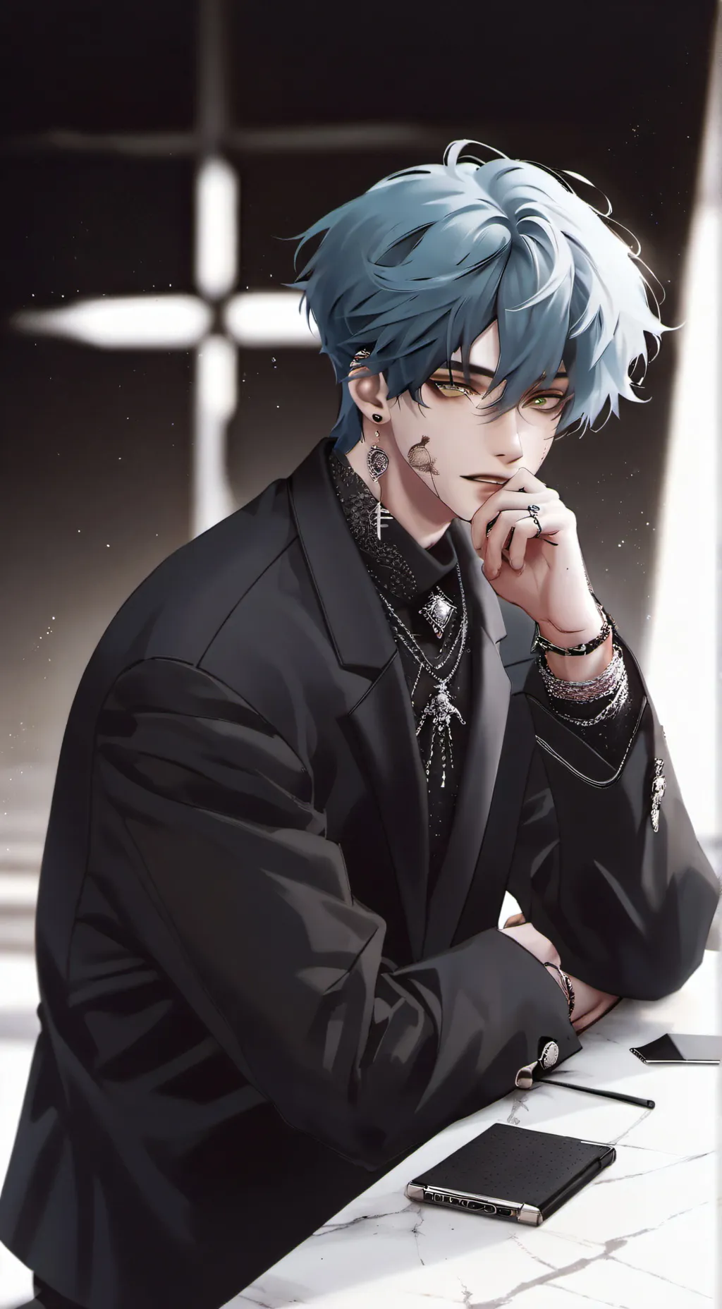 ai character: Liam  background