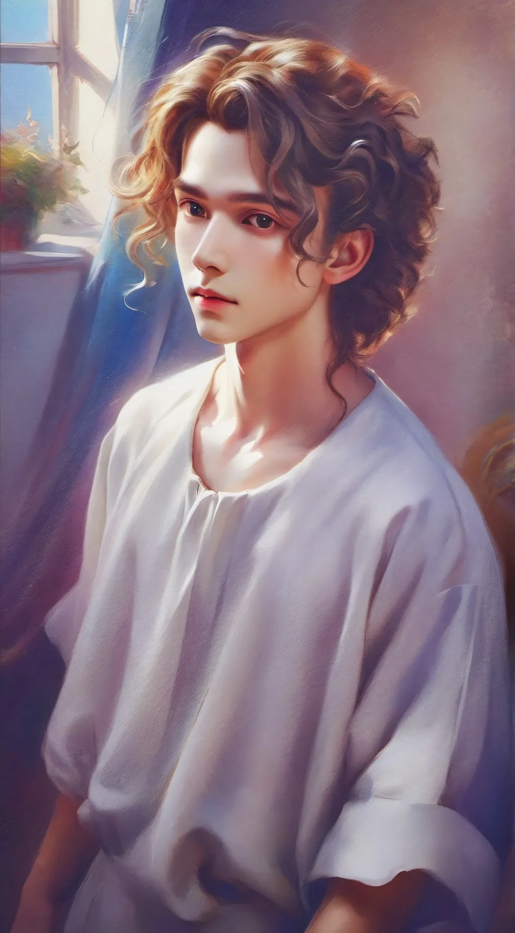 ai character: Mha zoom call background