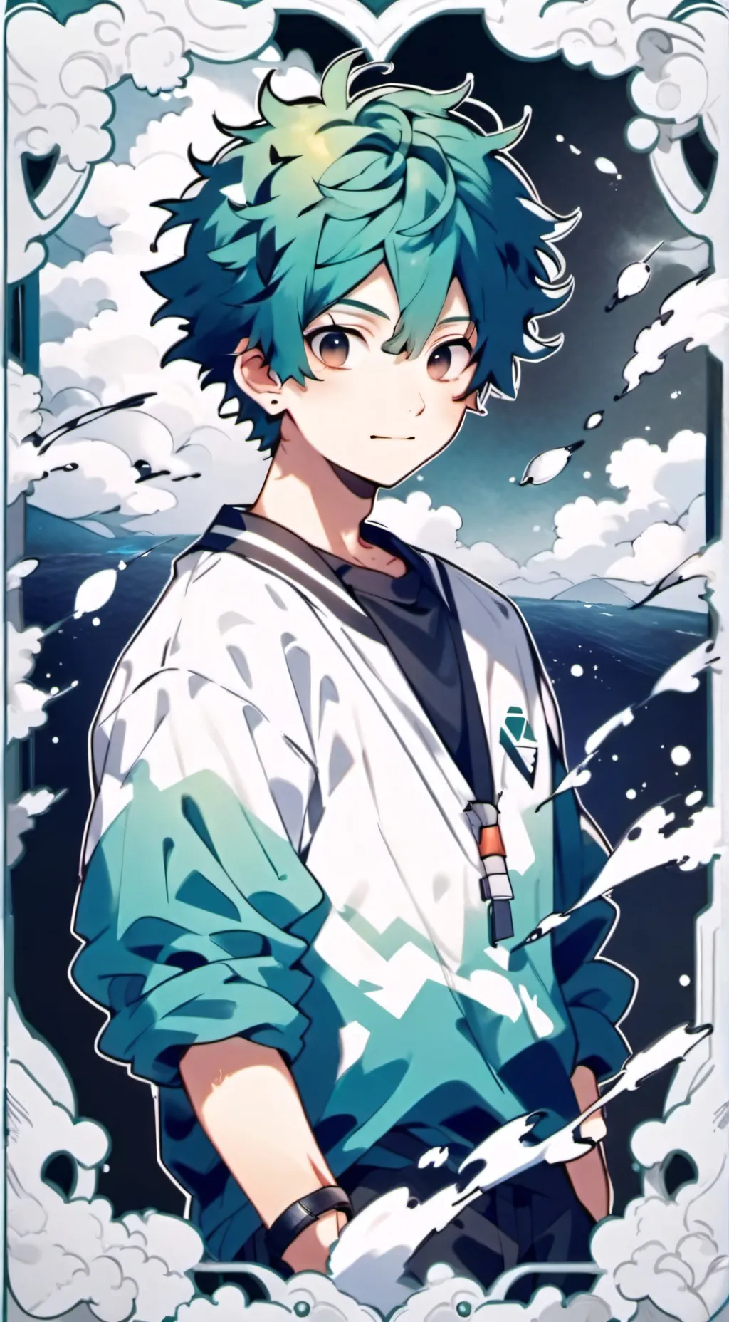 ai character: deku background