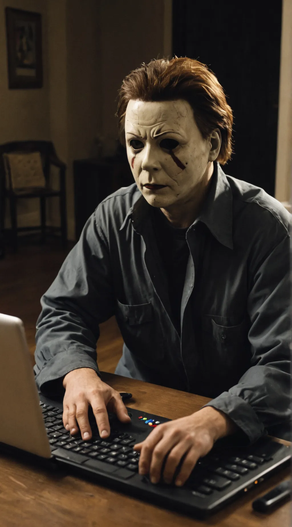 ai character: Horror RP background