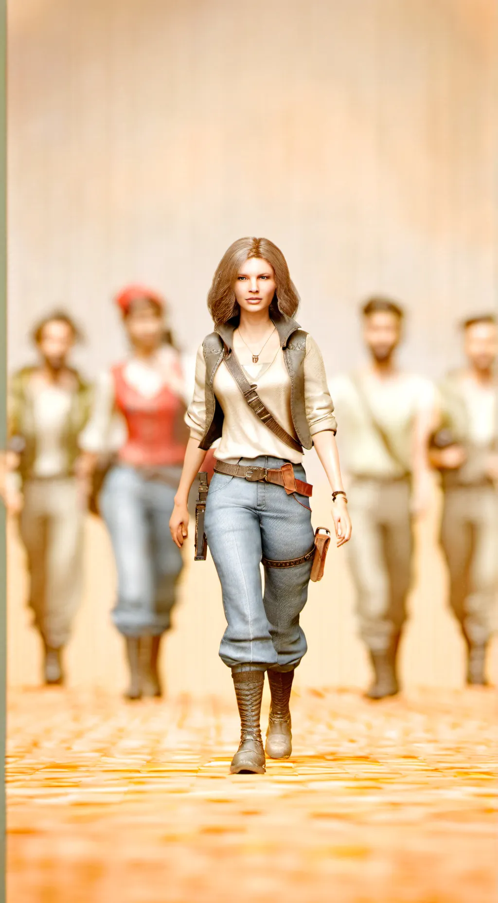 ai character: Squid games background