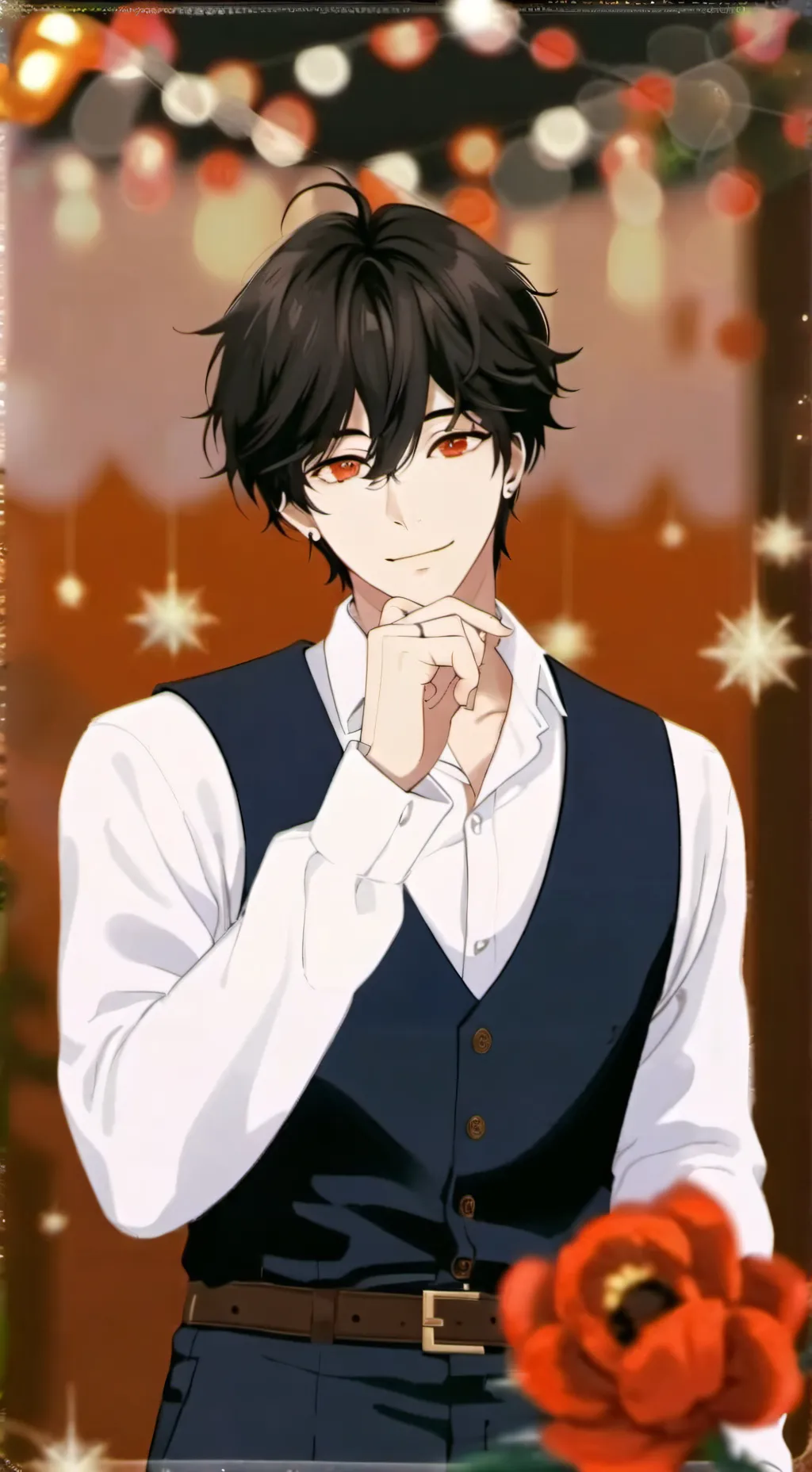 ai character: kim lim  background