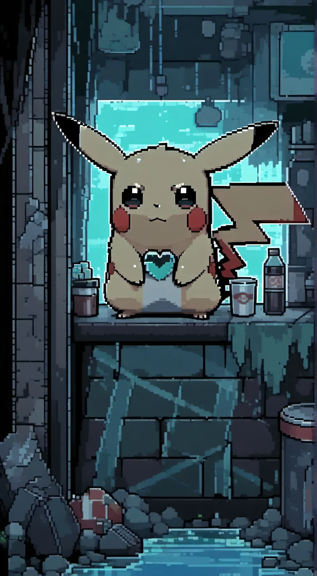 ai character: Pikachu Love Taste background