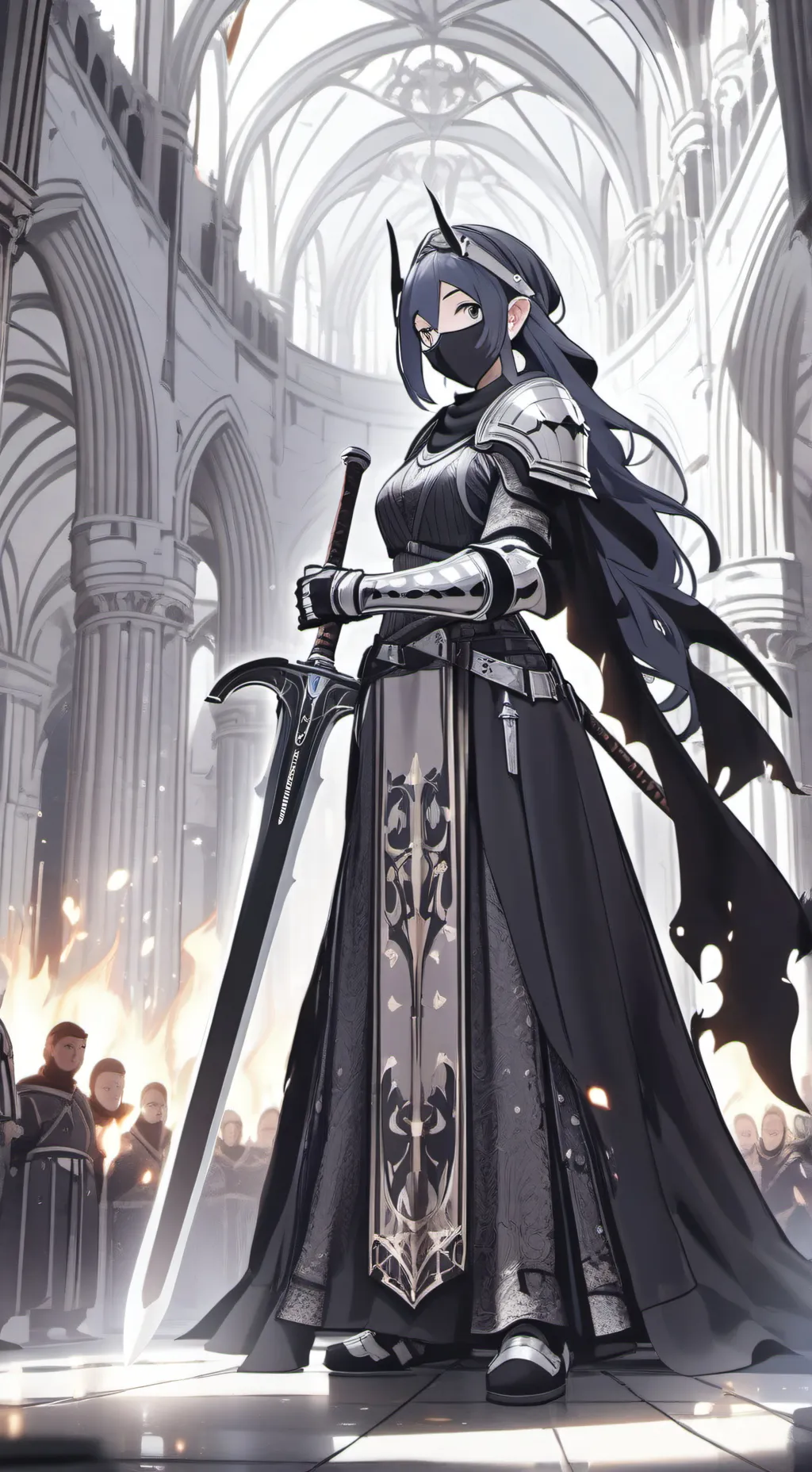 ai character: demon slayer background