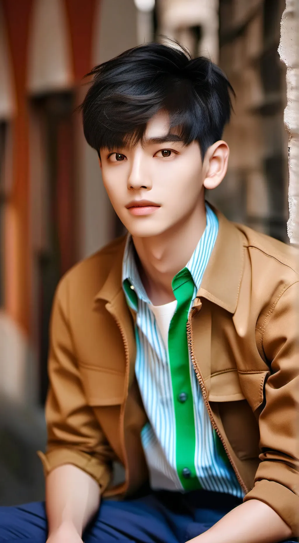 ai character: Rhuween. T. Chang background