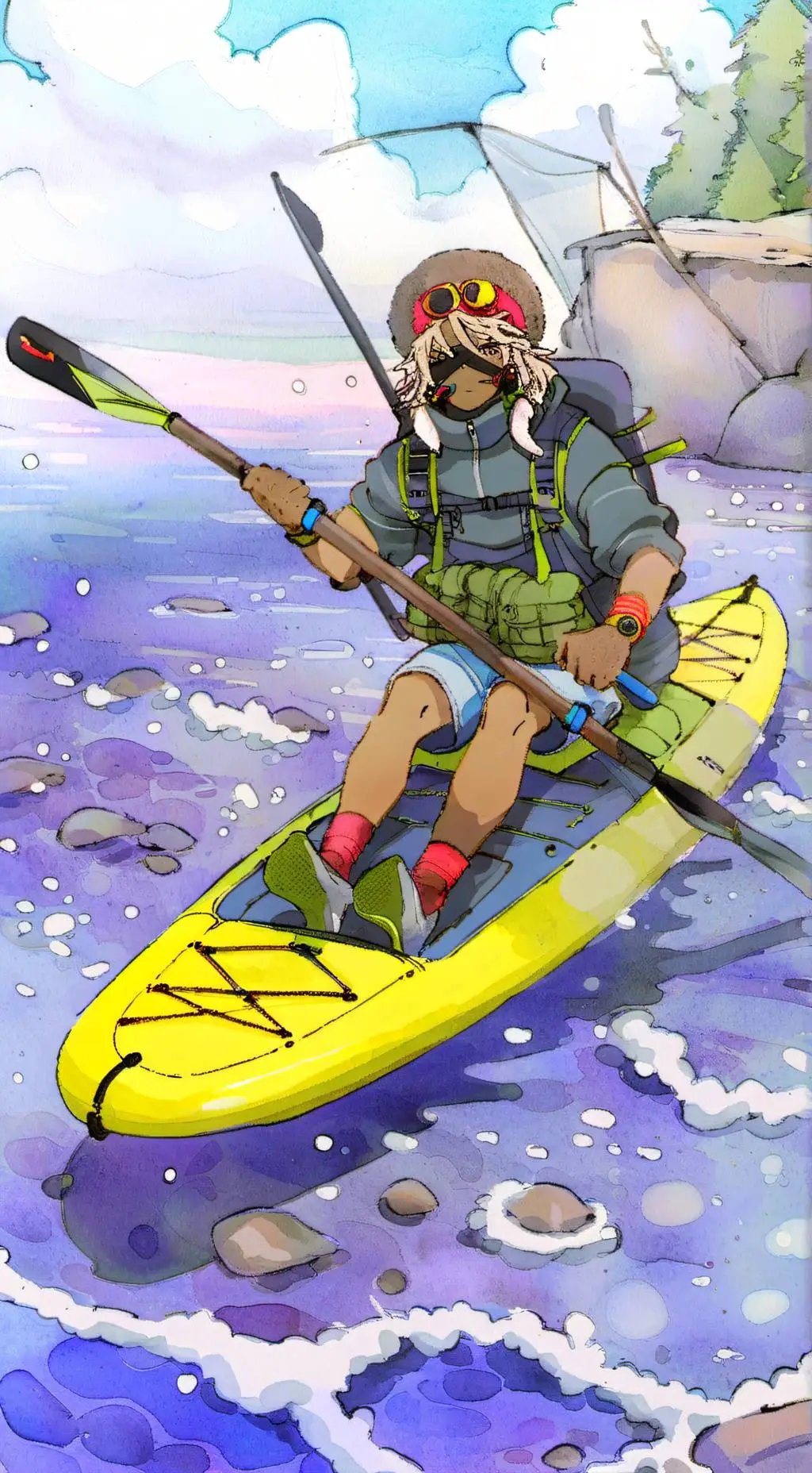 ai character: squid games  background