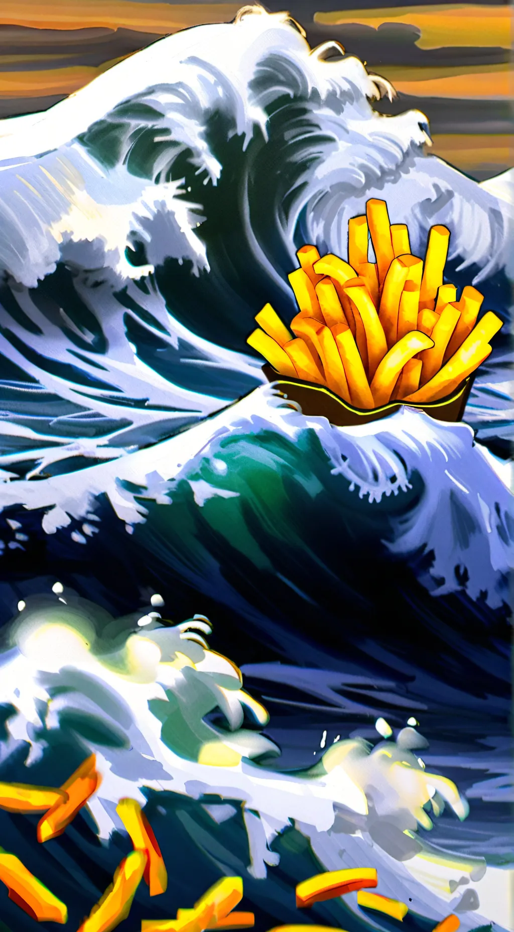 ai character: u mess with my gan background