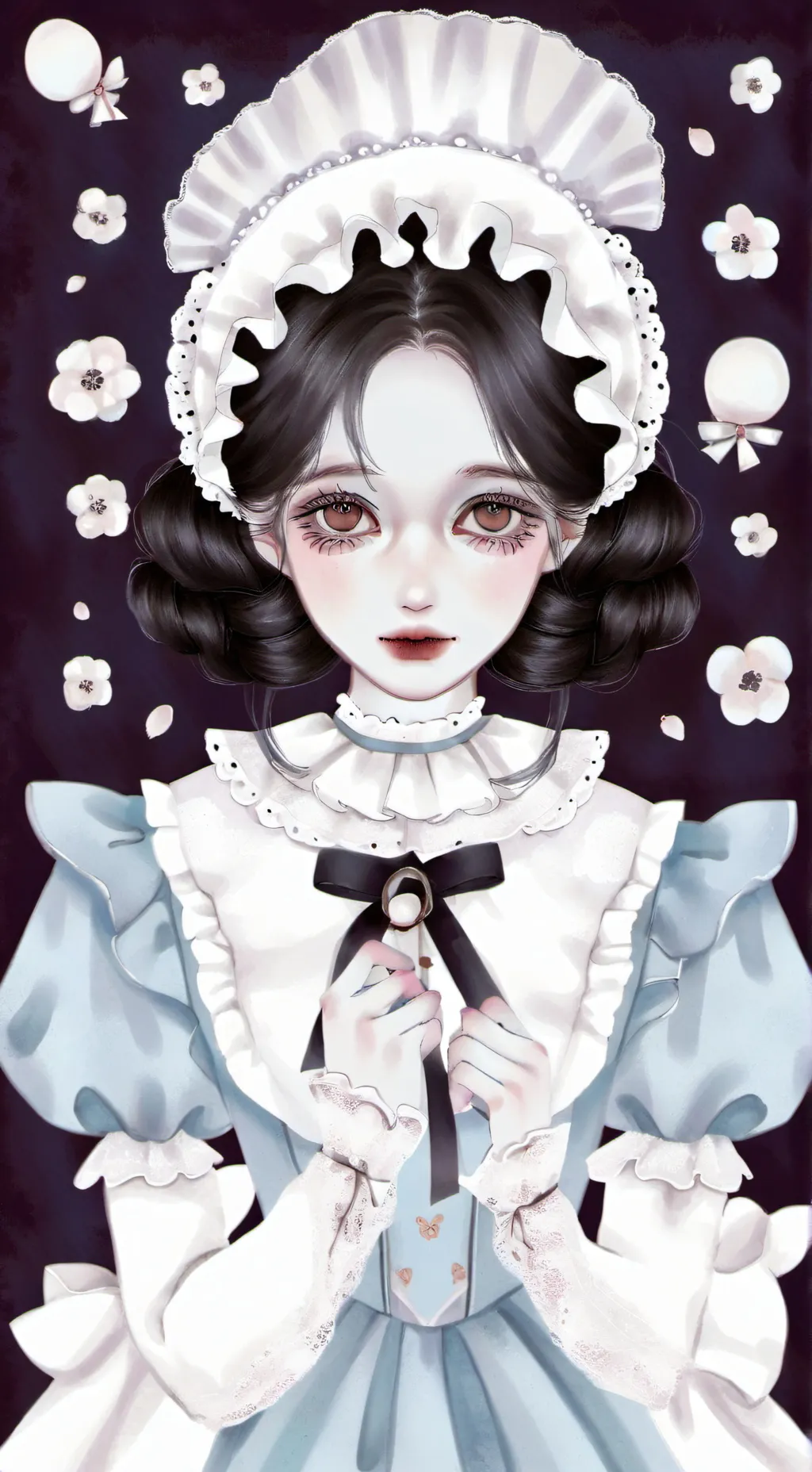 ai character: Tina  background