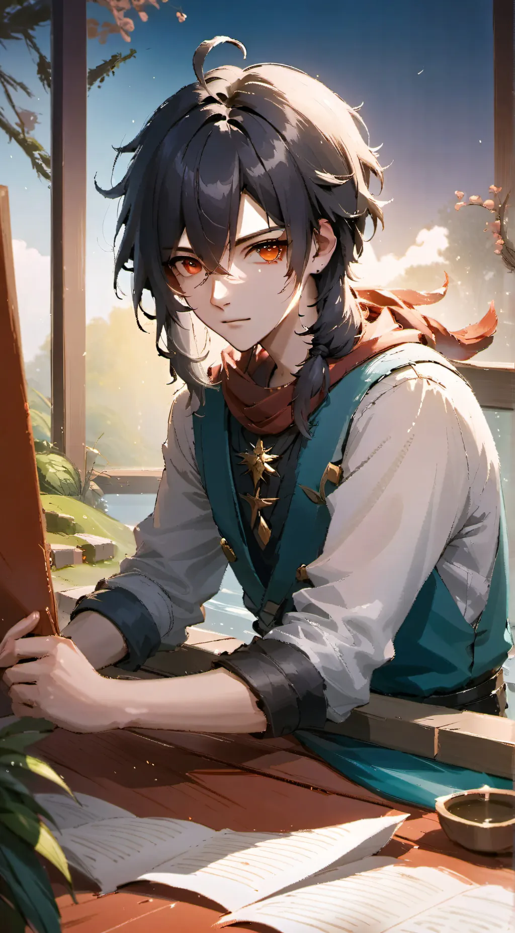 ai character: Lukie background