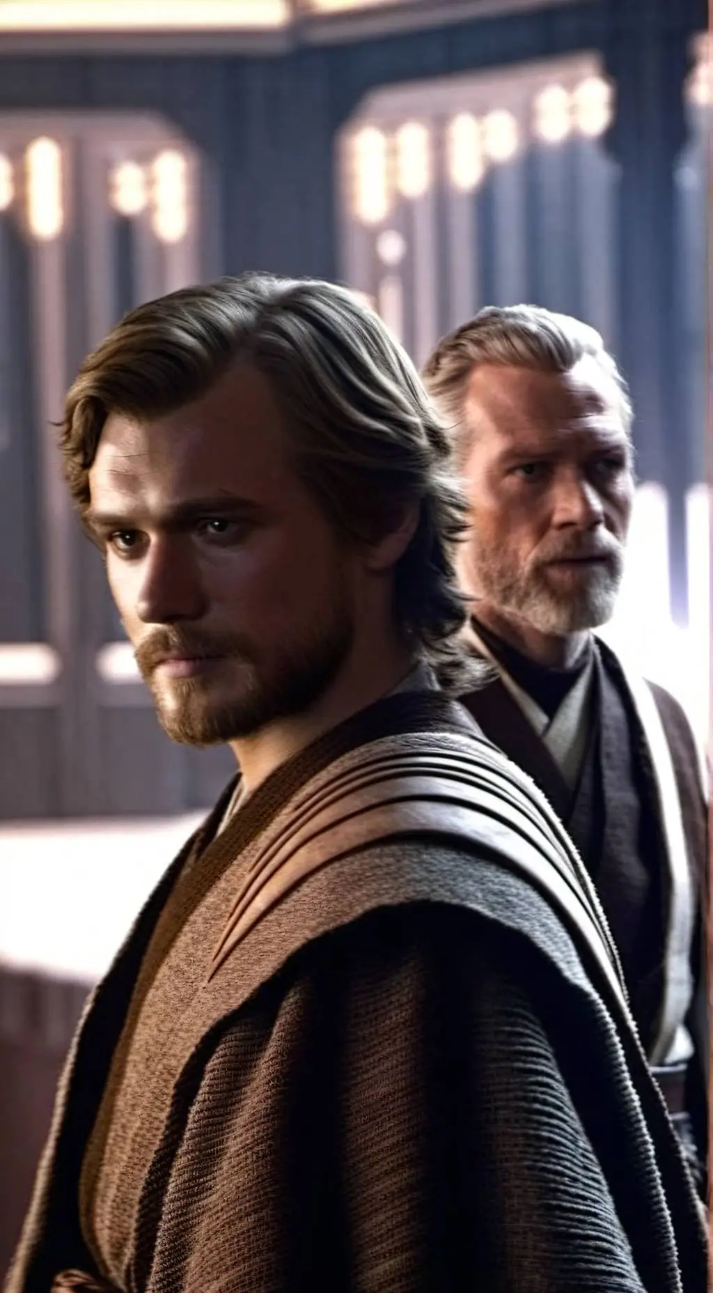 ai character: Anakin and Obi-Wan background