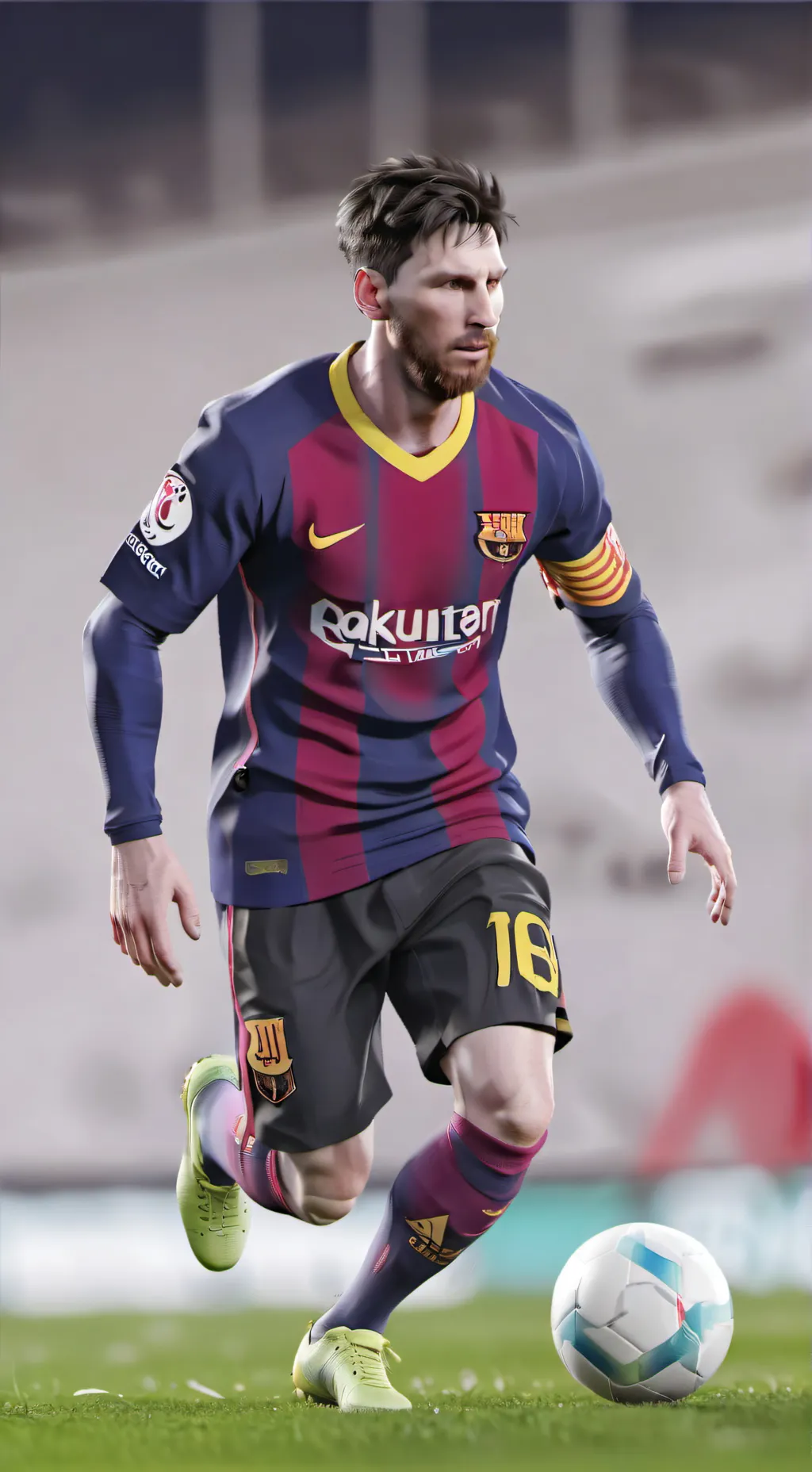 ai character: Messi background