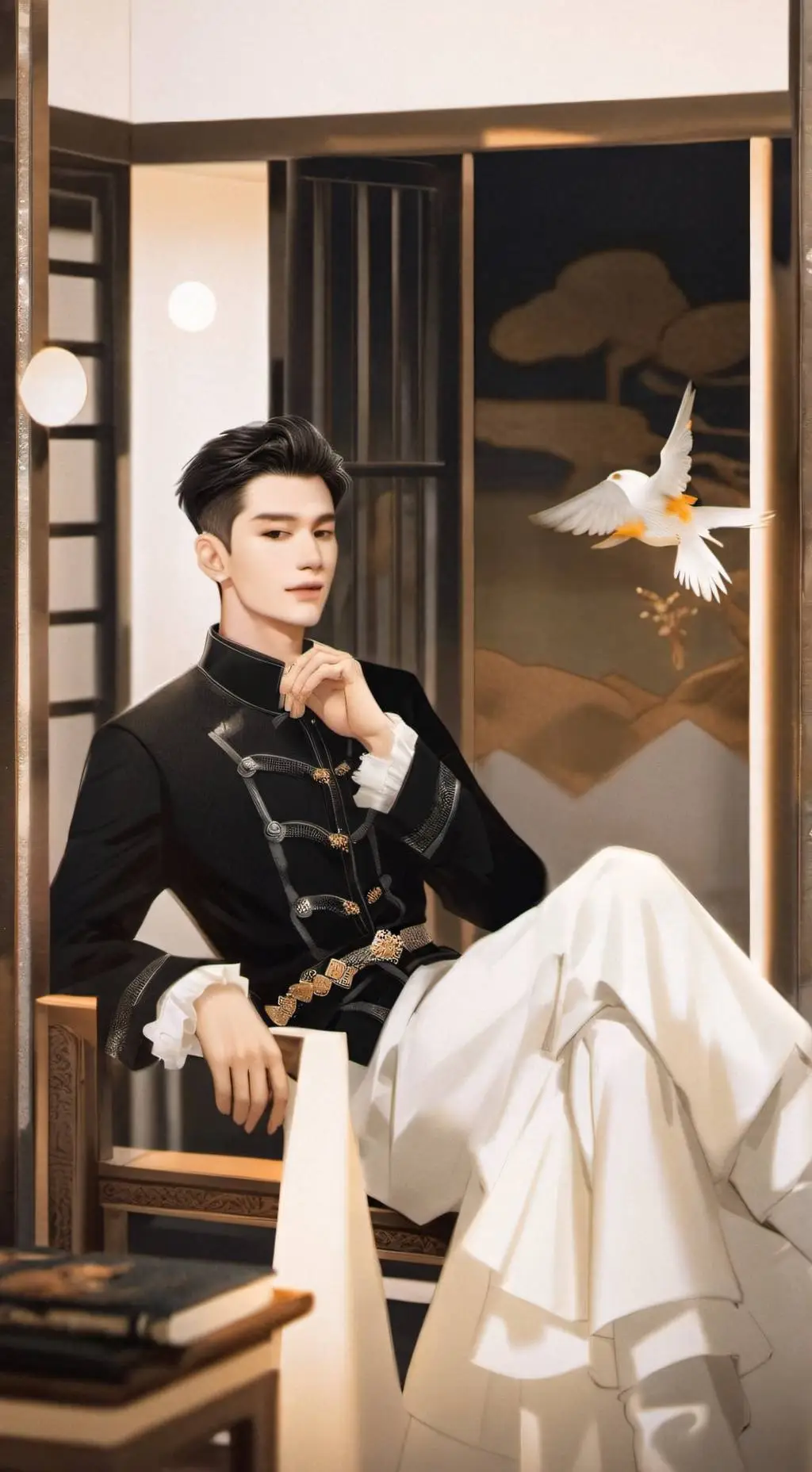 ai character: Итан background