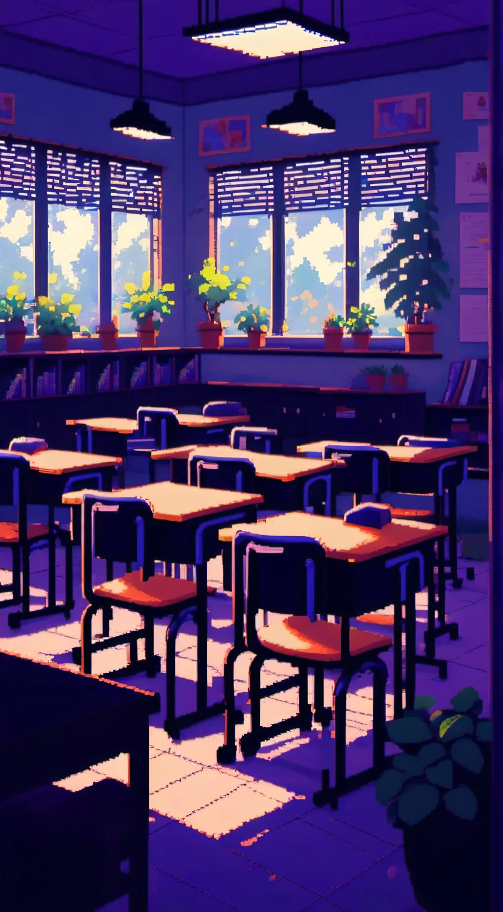 ai character: MHA middle school  background