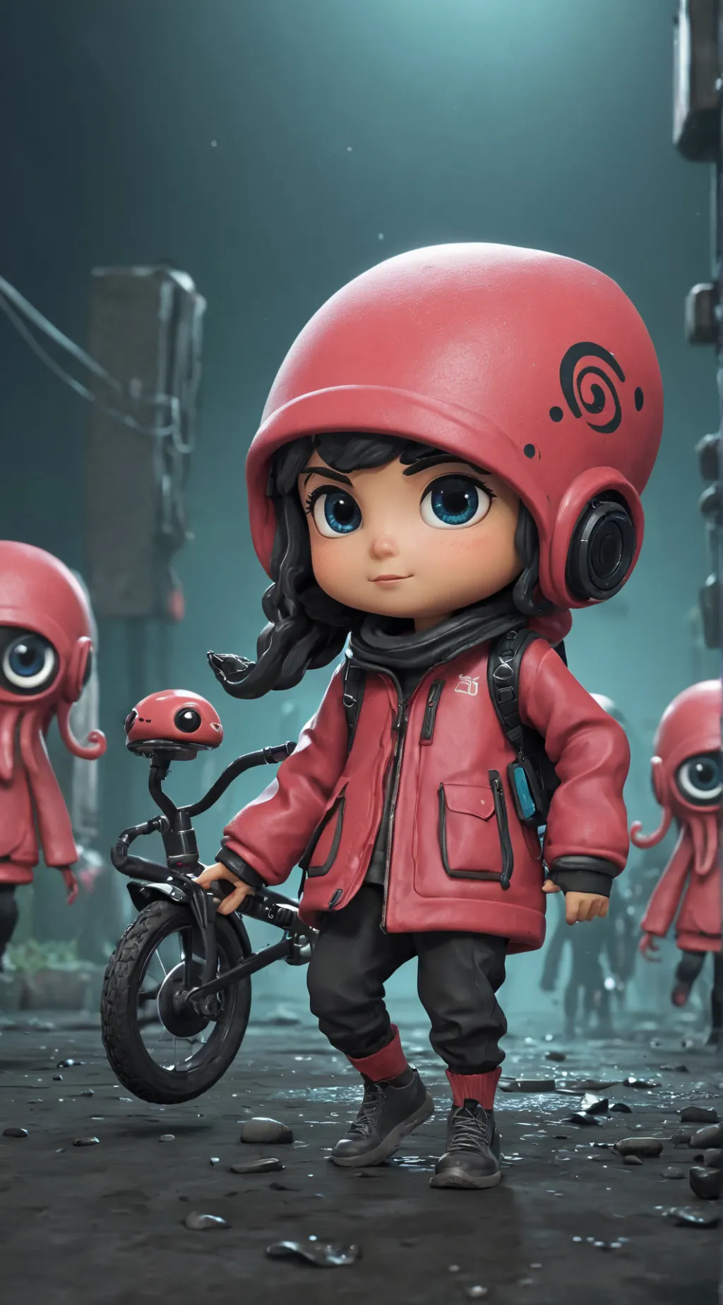 ai character: Squad games background