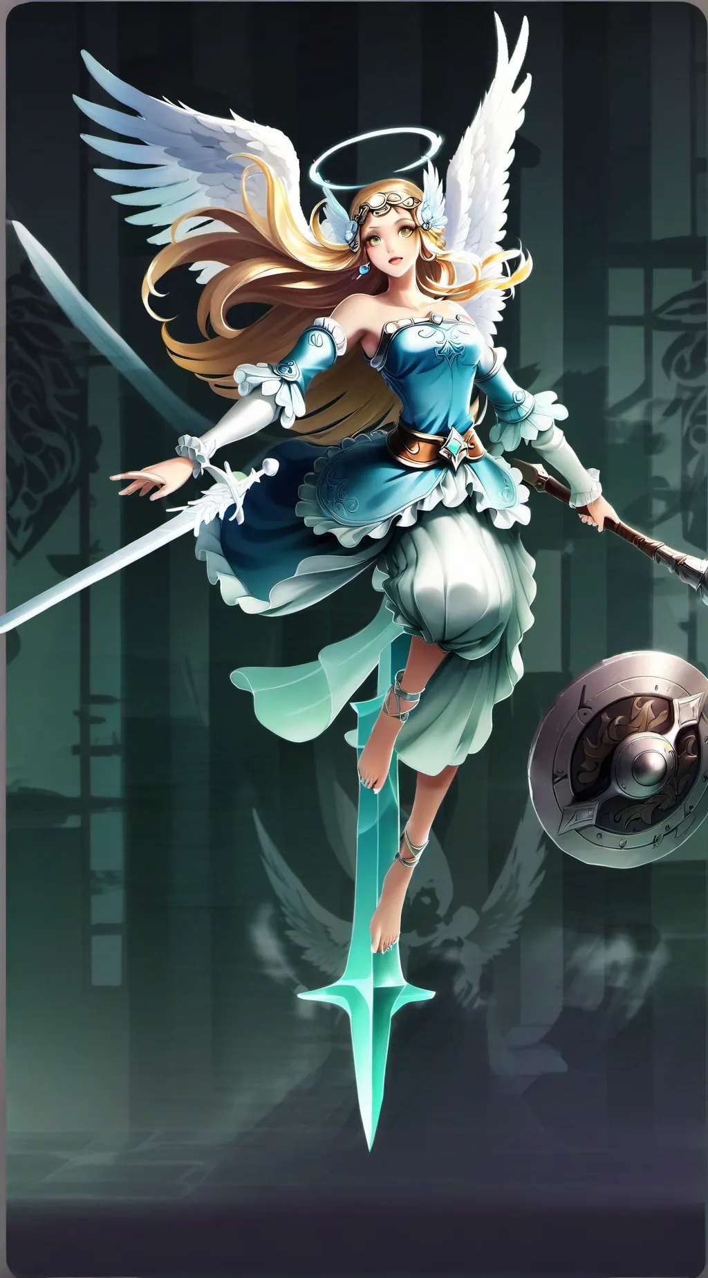 ai character: La Diosa background