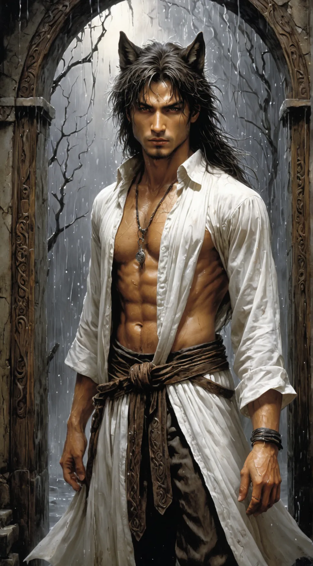 ai character: Raven background