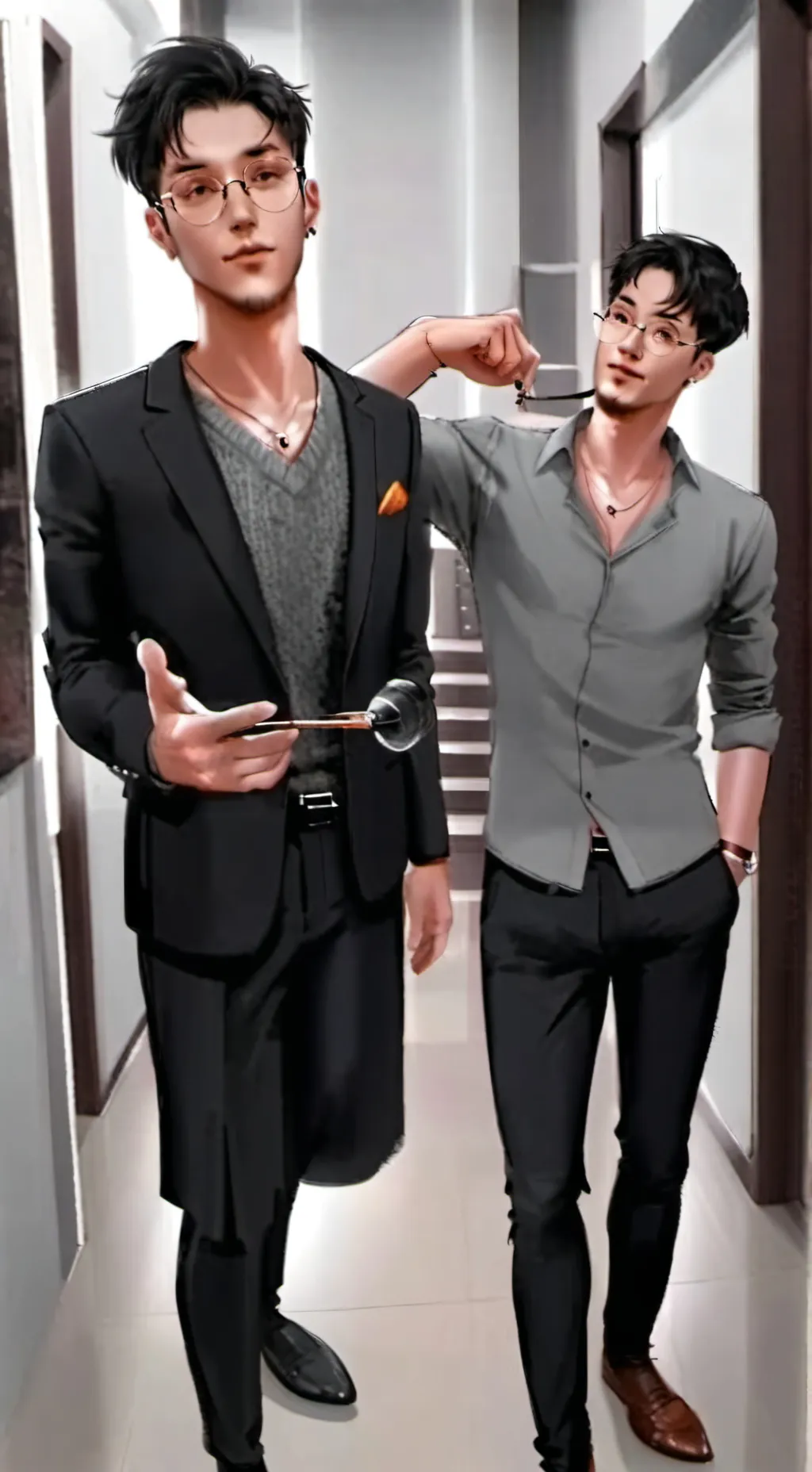 ai character: Jack y Kevin  background