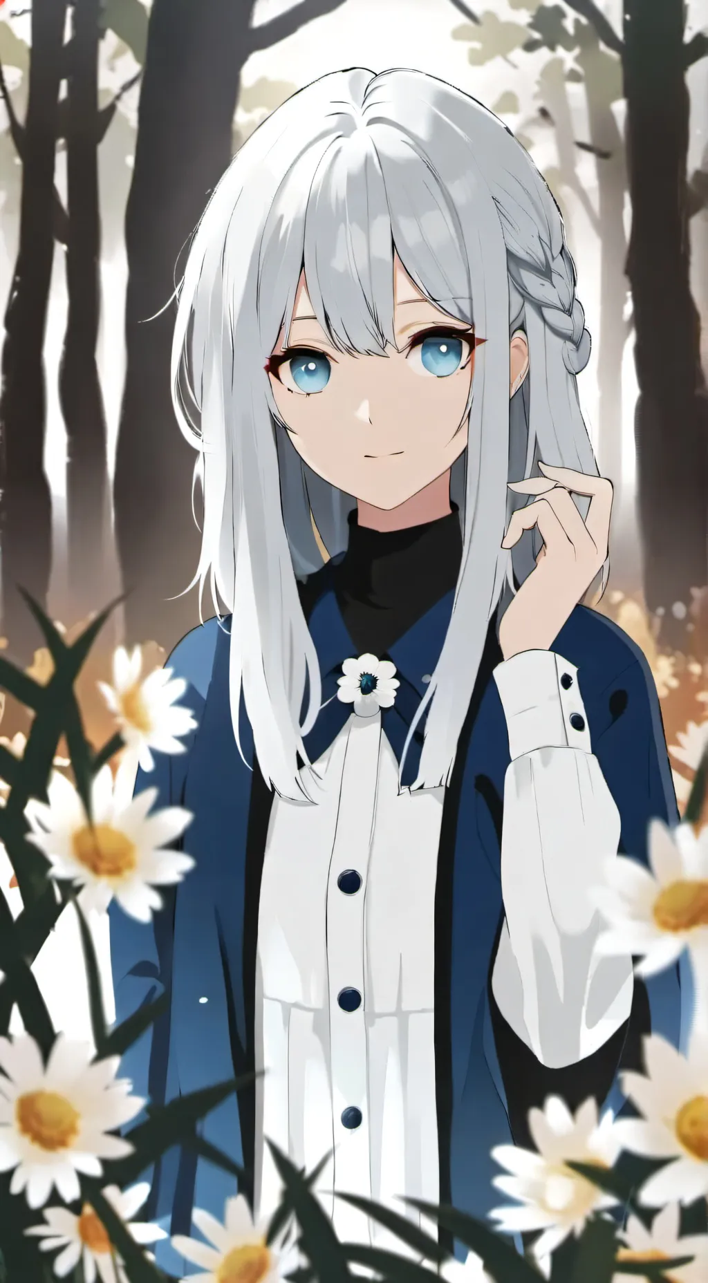 ai character: countryhumanschool background