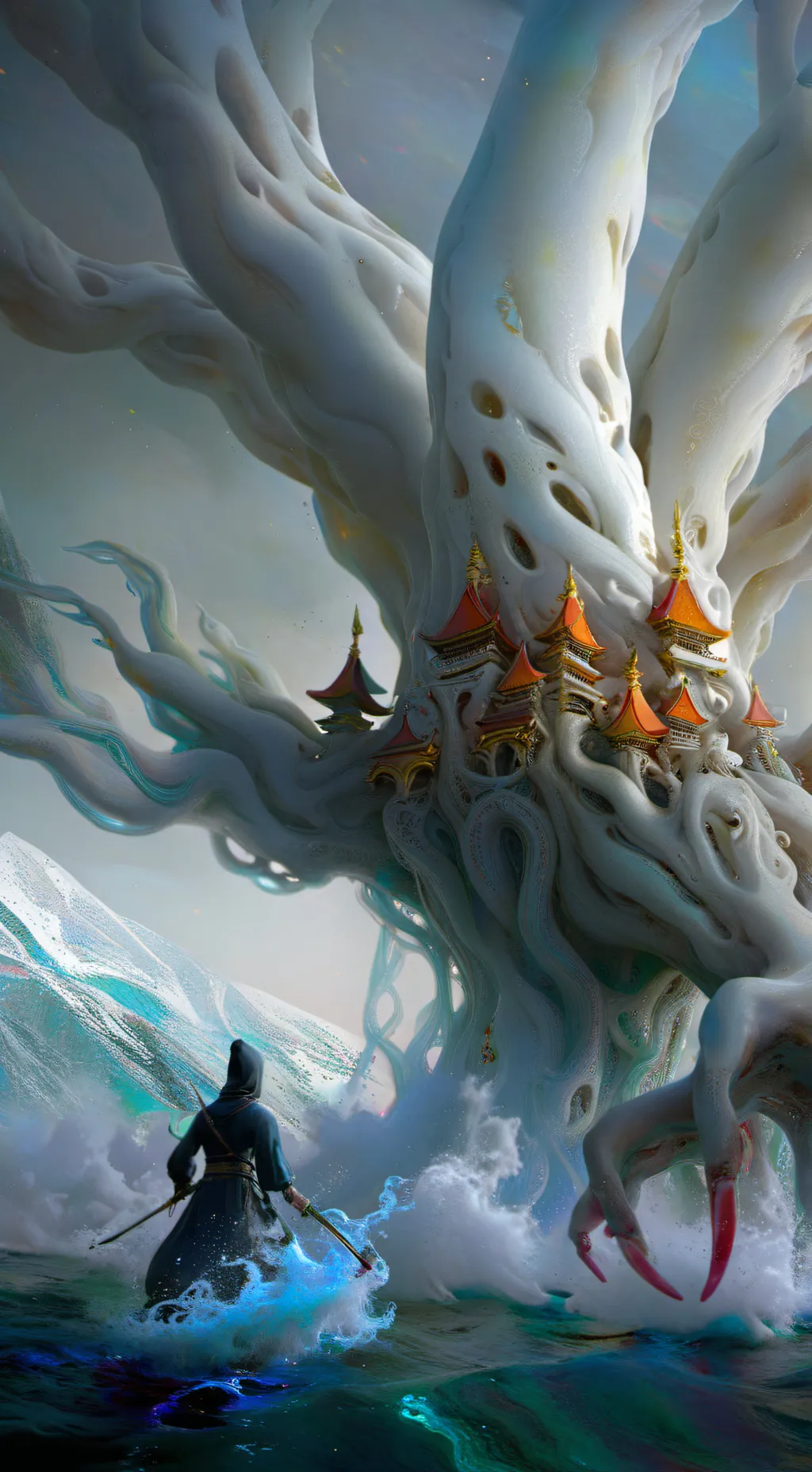 ai character: Squid games background