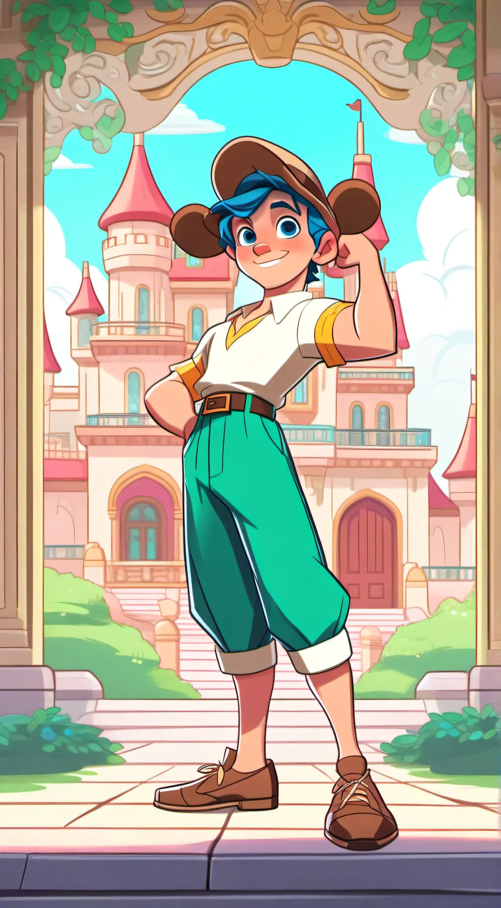 ai character: Steam trains  background