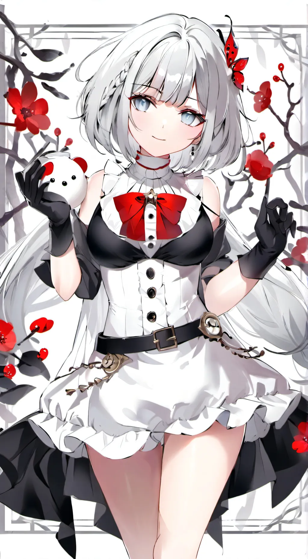 ai character: Zakara Red background