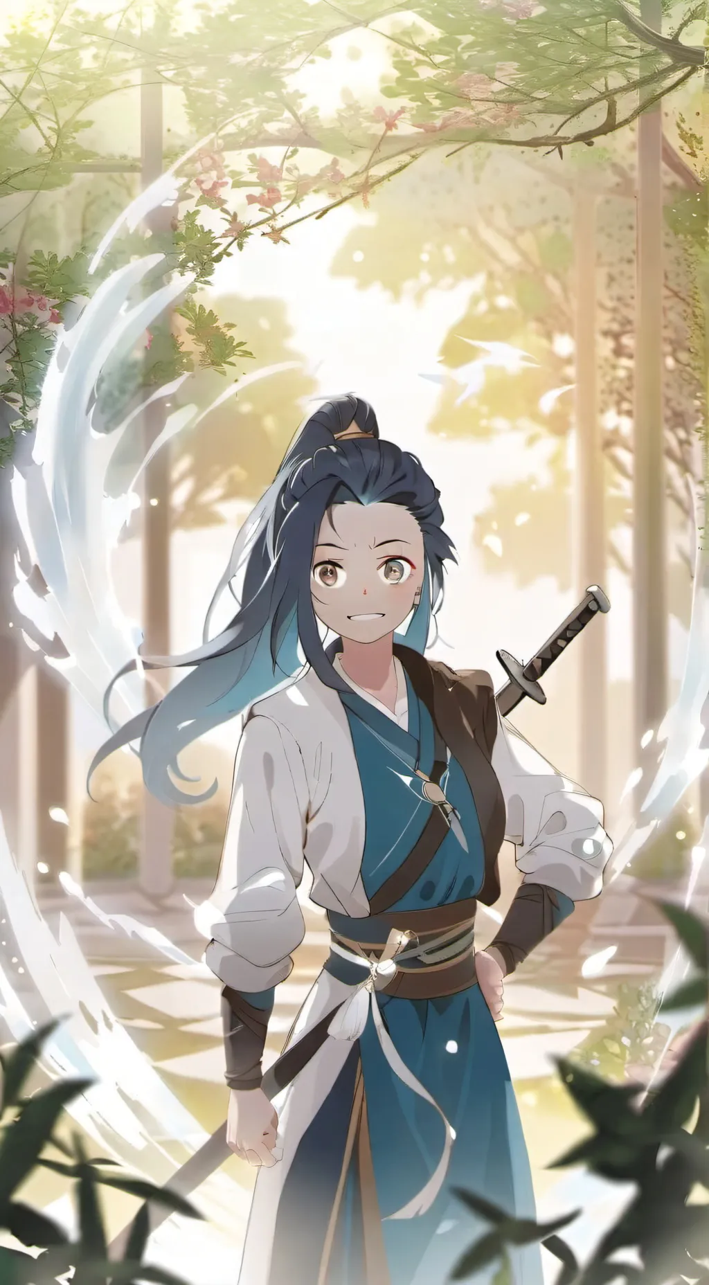 ai character: SANEMI SHINAZUGAWA background