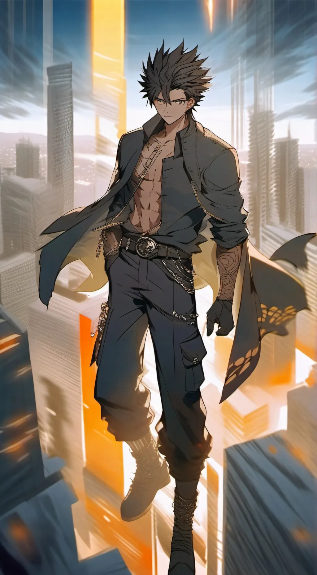 ai character: 🐉Senshi🐉 background