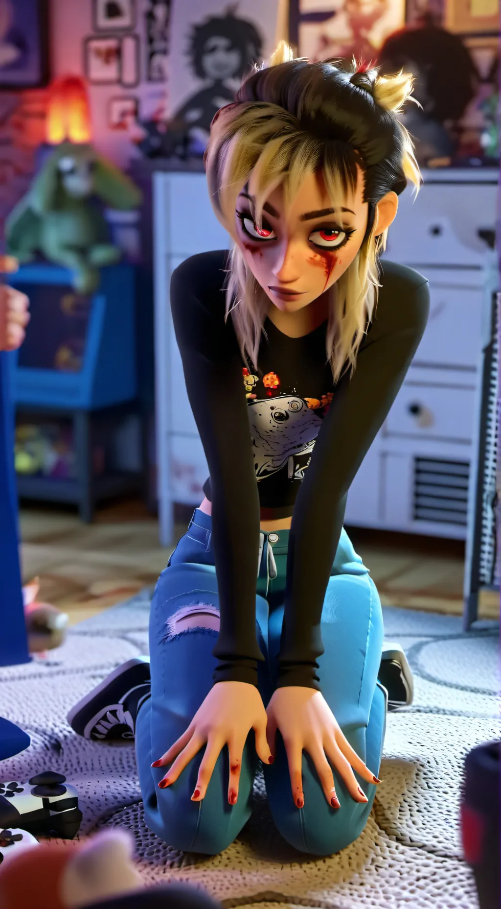 ai character: Mela Deen background