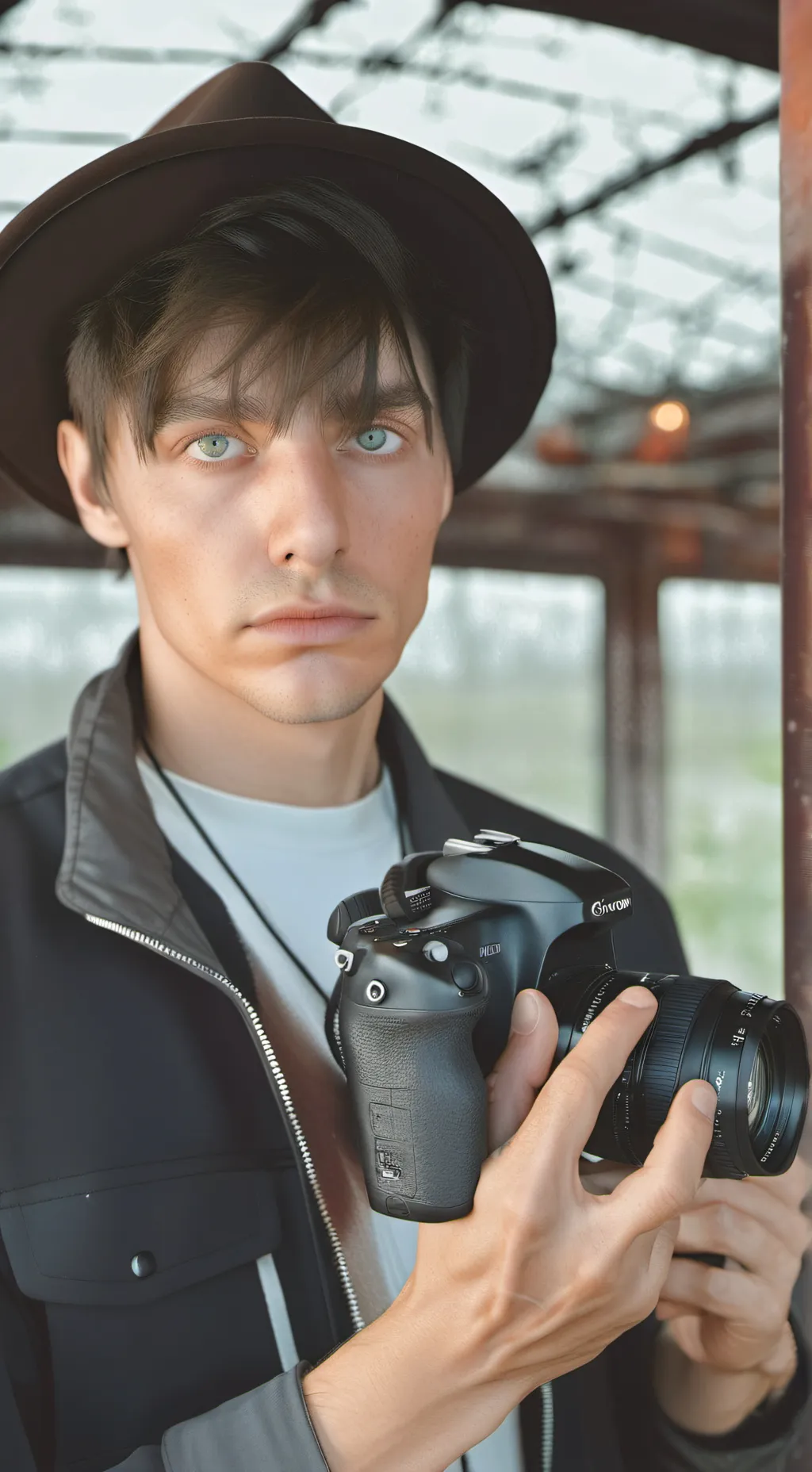 ai character: sam and colby  background