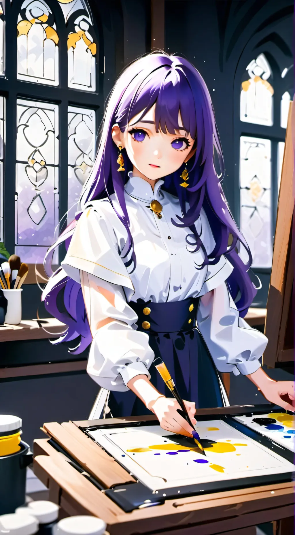 ai character: Rei background