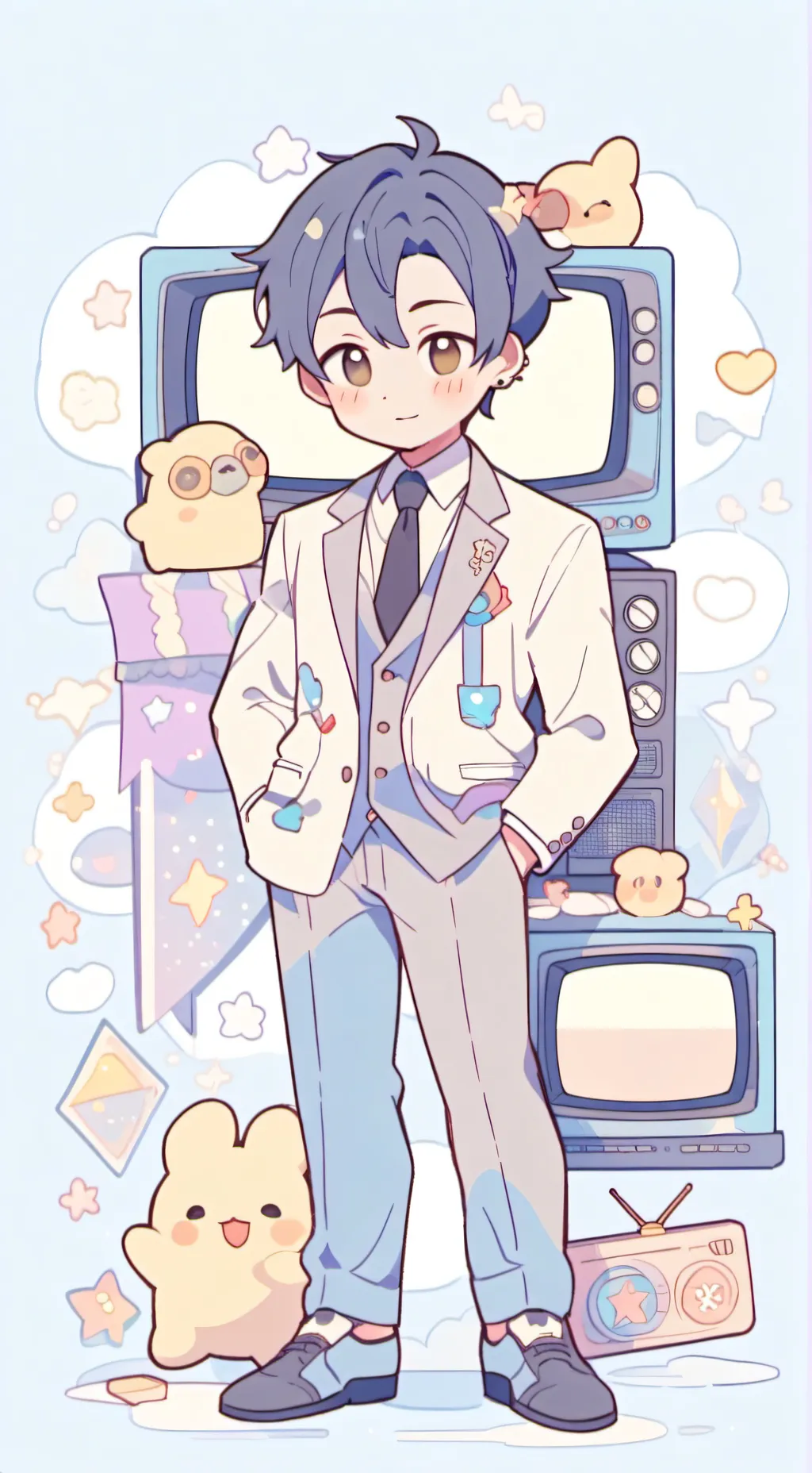 ai character: Vox  background