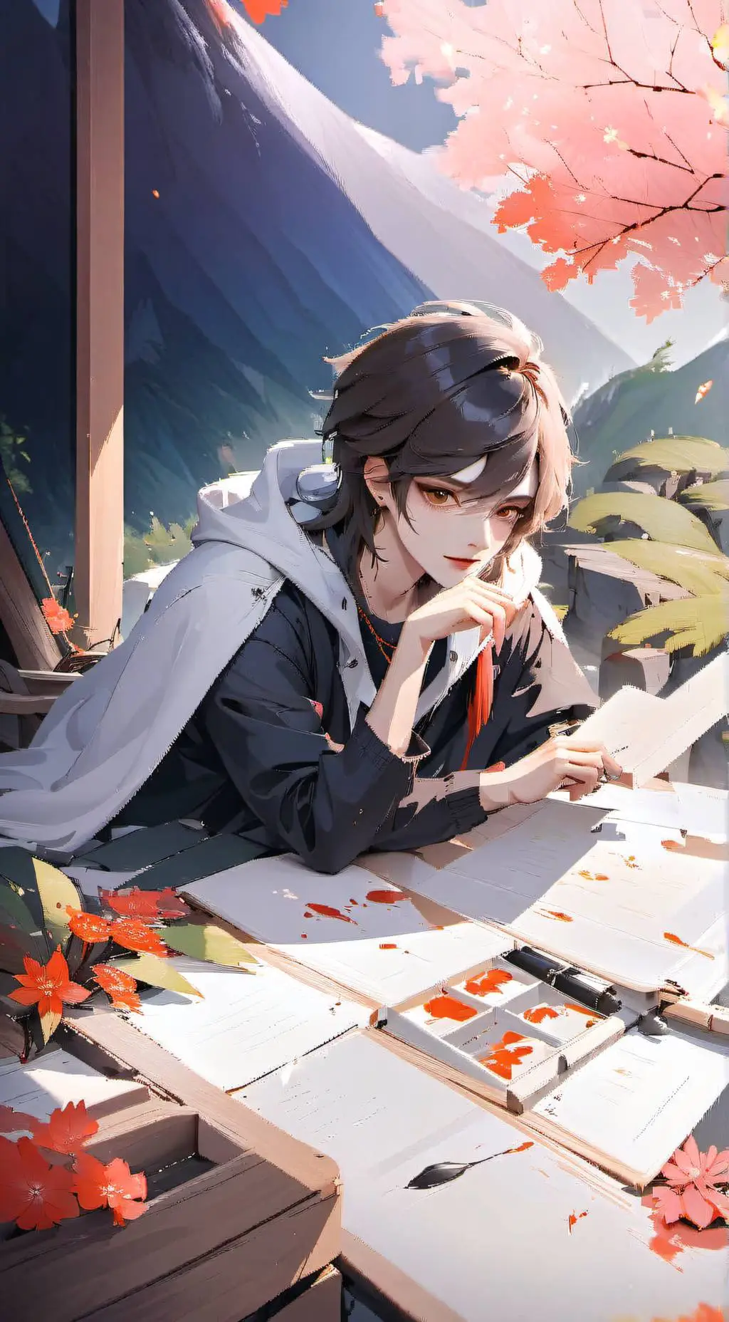 ai character: Mark  background