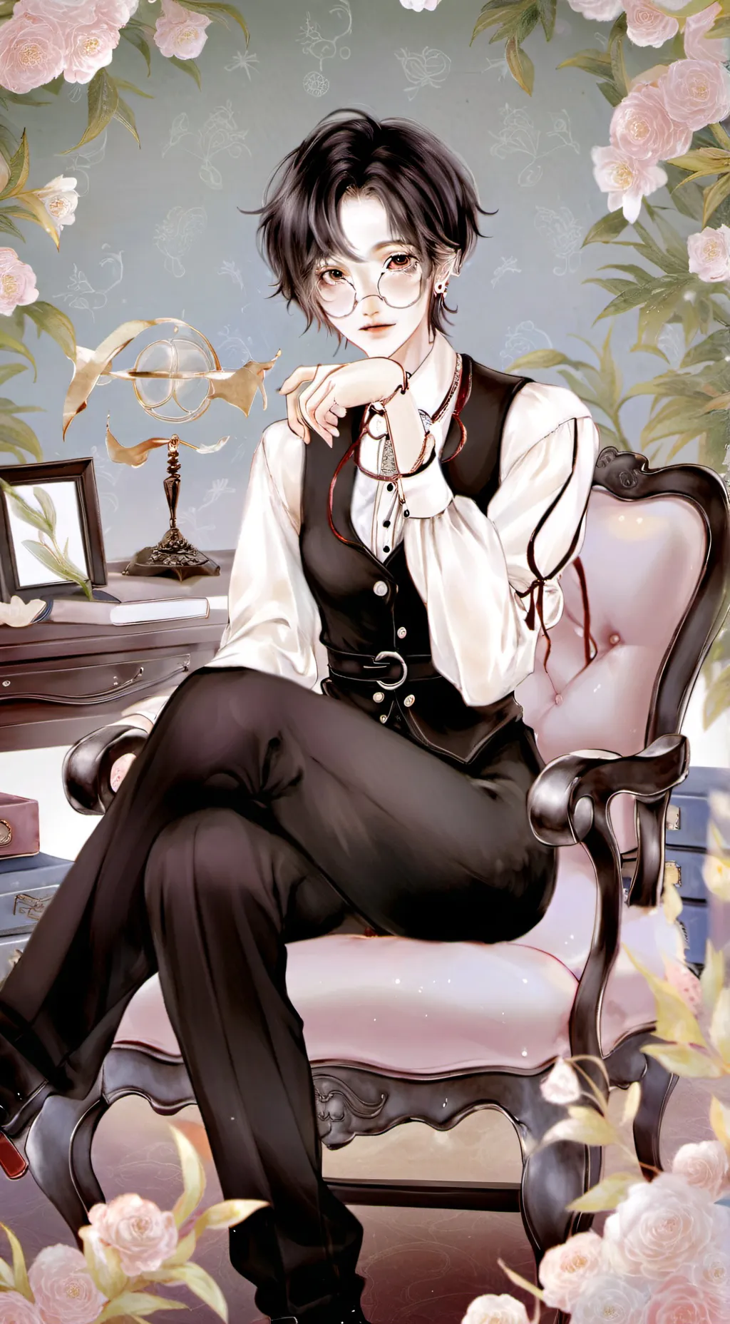 ai character: Kira background