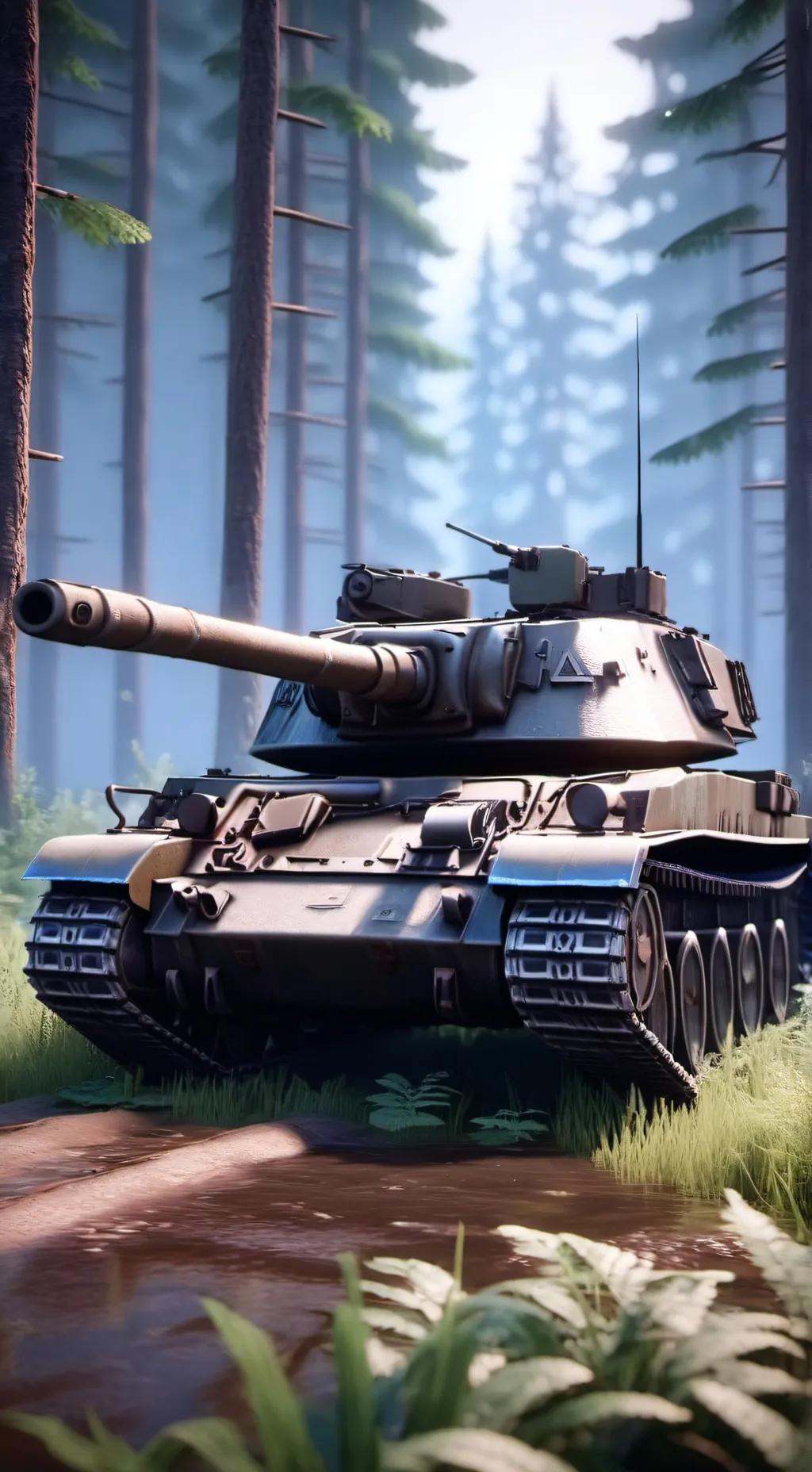 ai character: Tiger 1H background