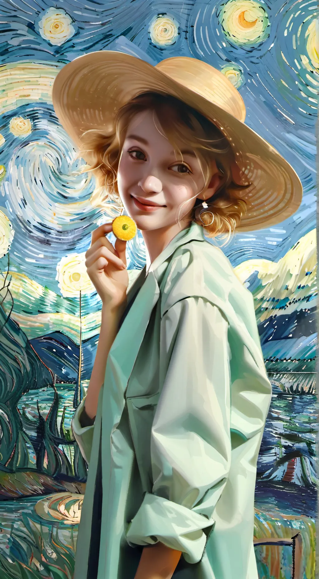 ai character: wenda background