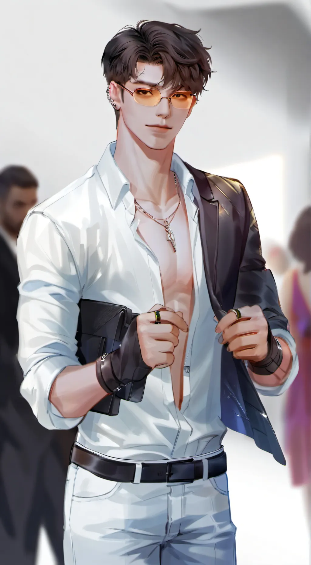 ai character: Femboy wrestle.. background